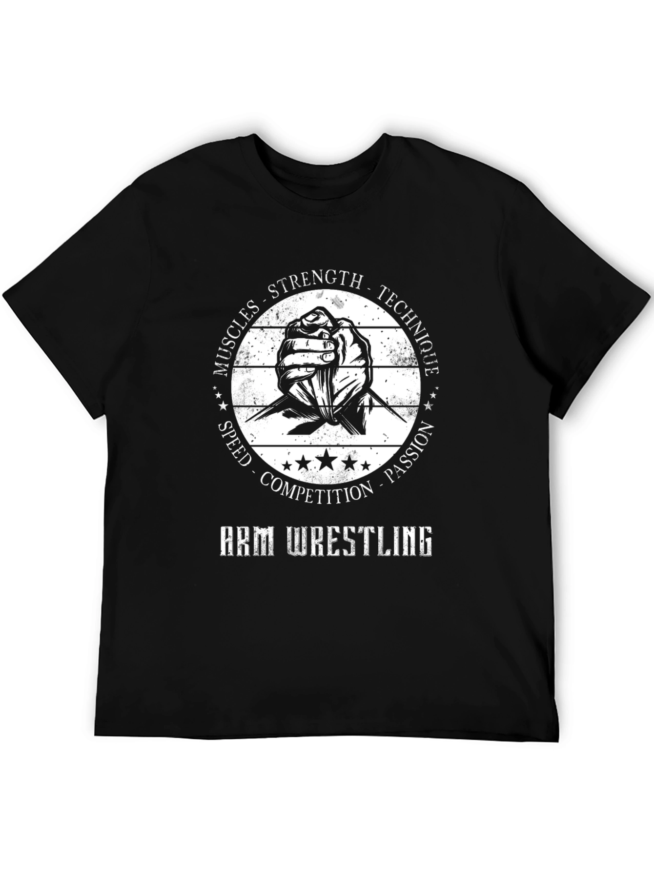 Arm Wrestling Graphic T-Shirt - Strength & Technique
