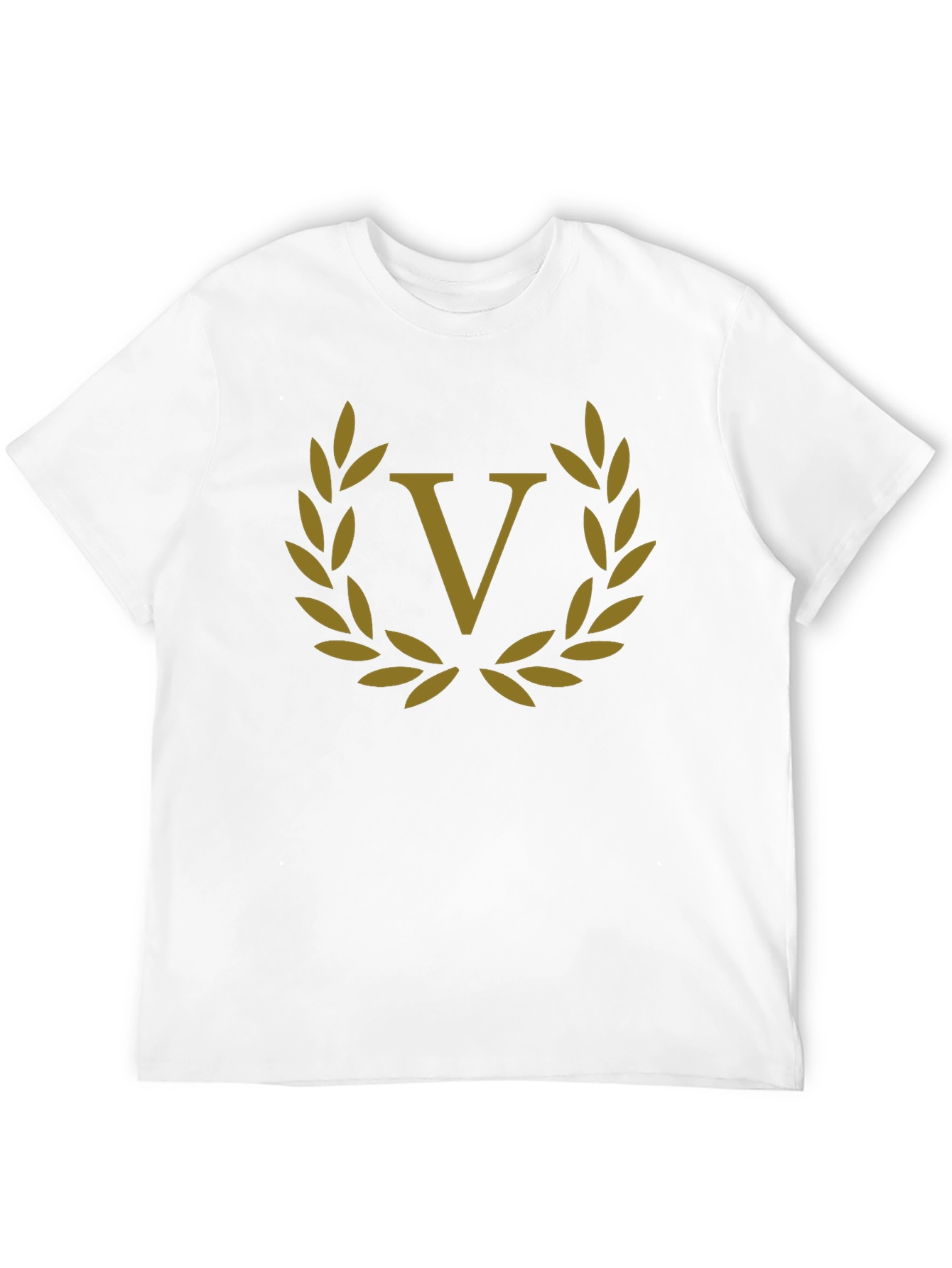 Laurel Wreath V Black T-Shirt