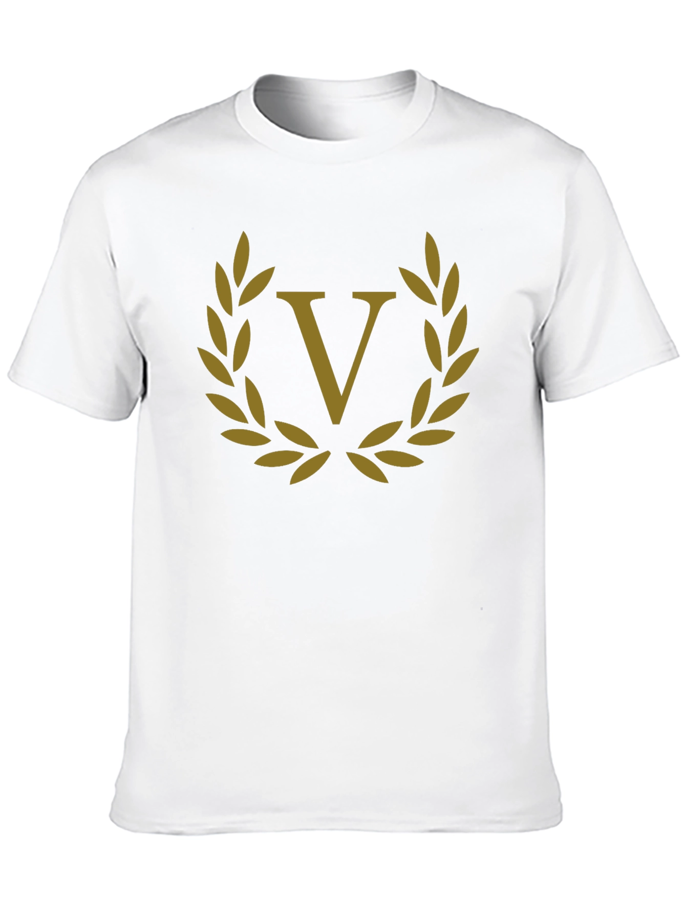 Laurel Wreath V Black T-Shirt