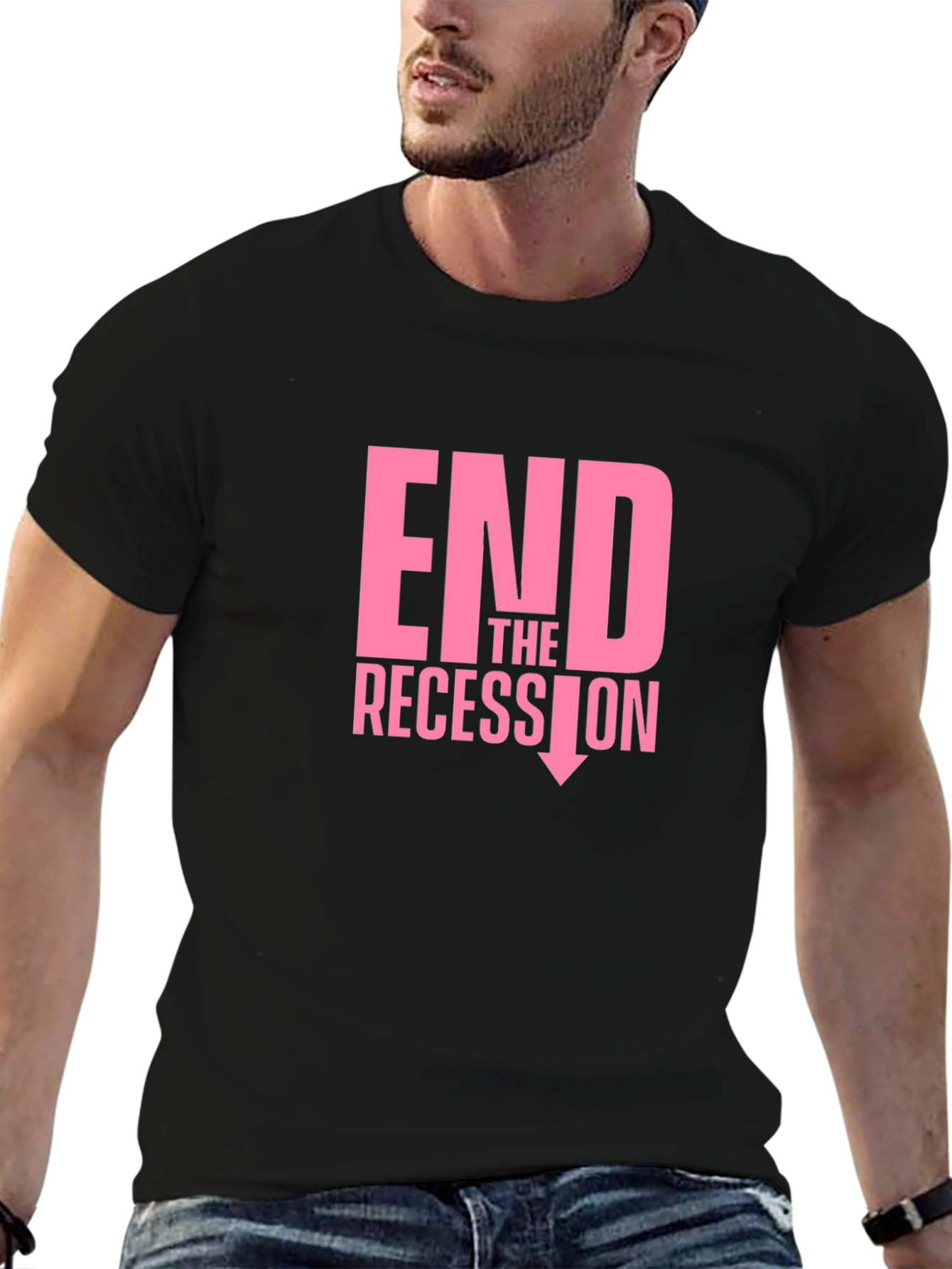 End the Recession Graphic T-Shirt