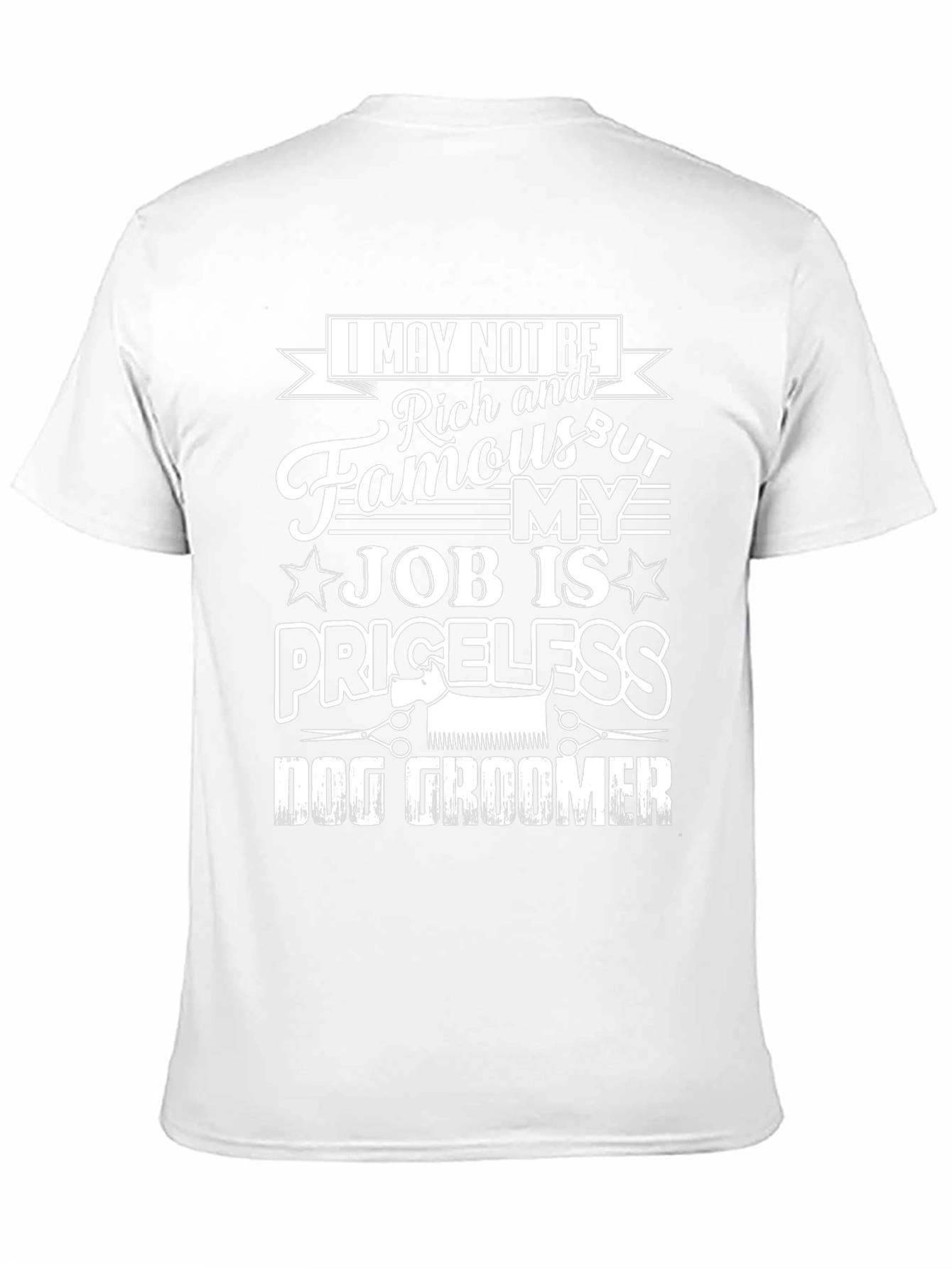 Dog Groomer T-Shirt - Priceless Job