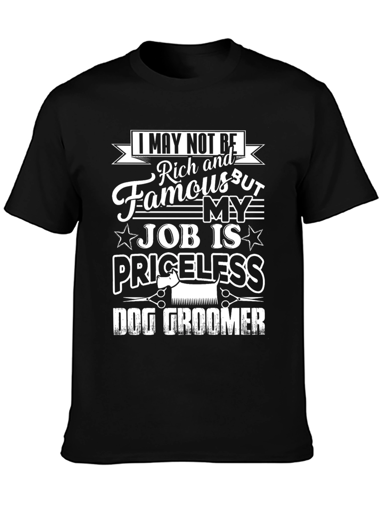 Dog Groomer T-Shirt - Priceless Job