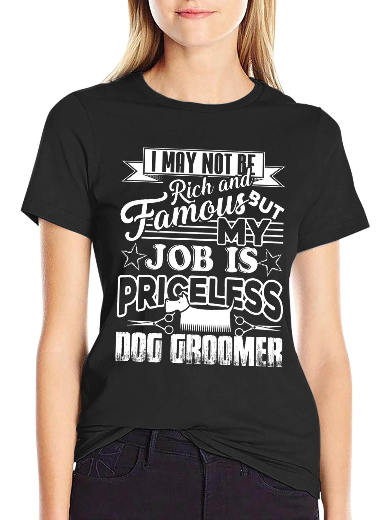 Dog Groomer T-Shirt - Priceless Job