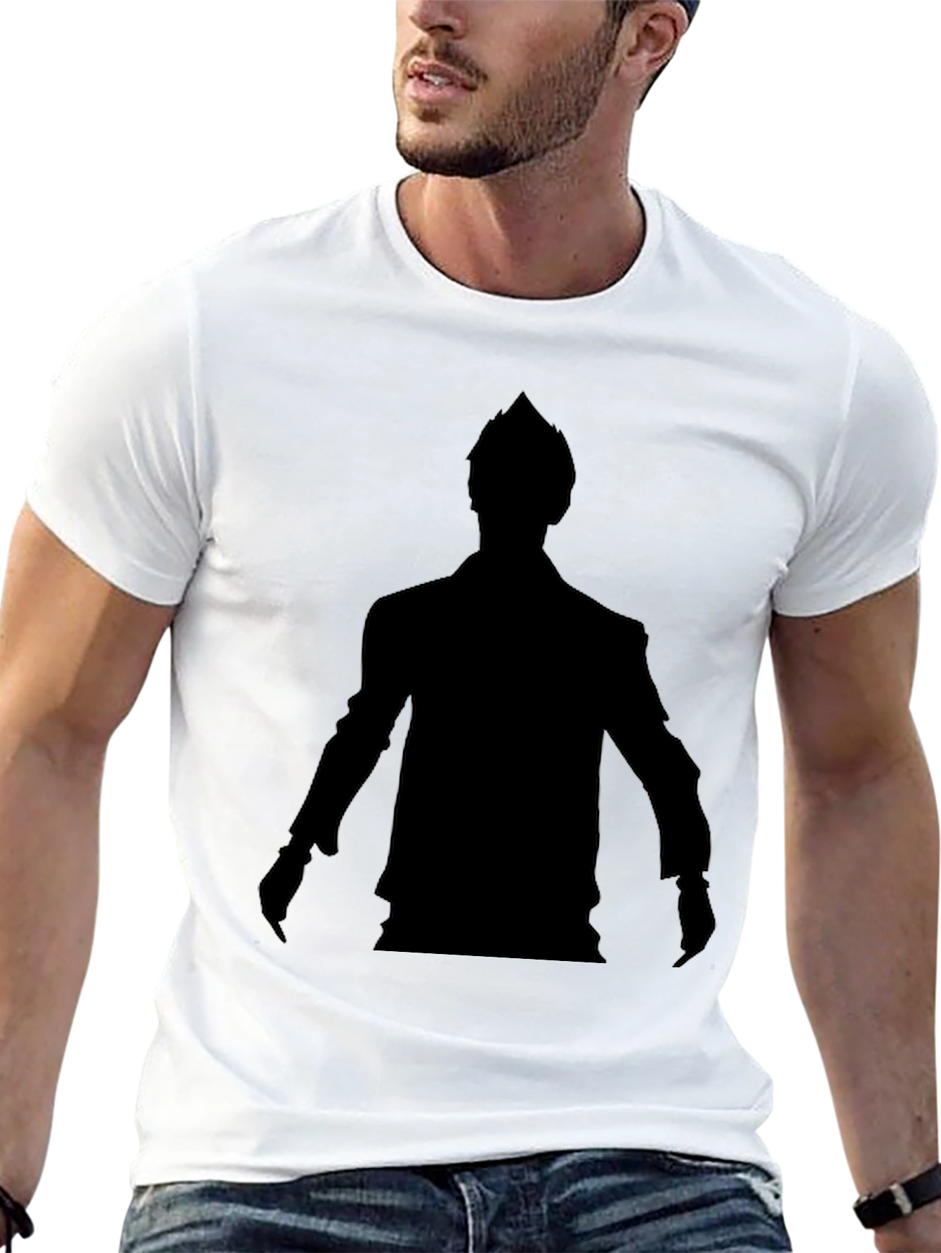 Silhouette Graphic Black T-Shirt