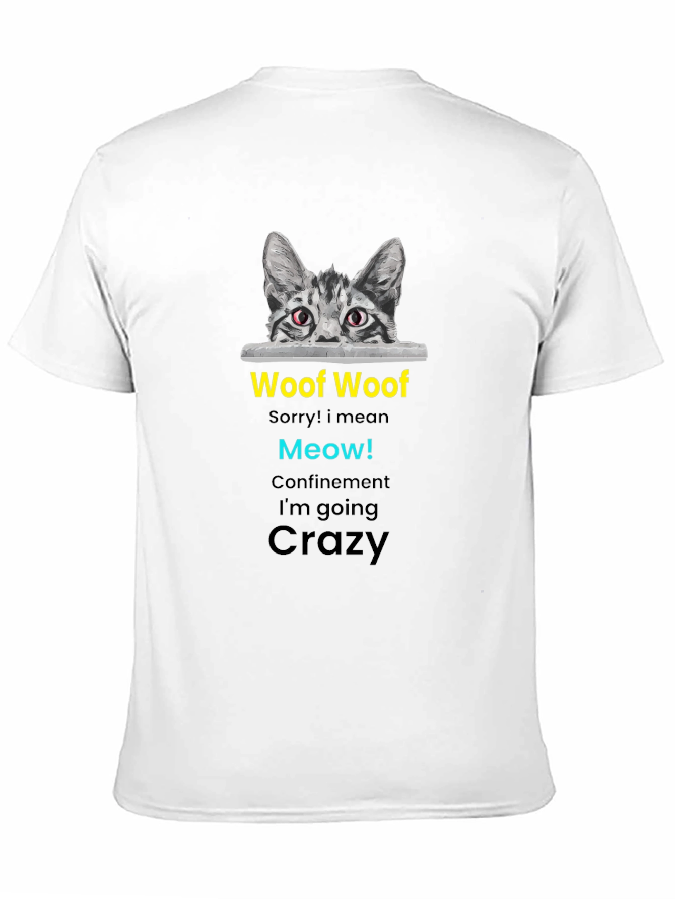 Funny Crazy Cat T-Shirt