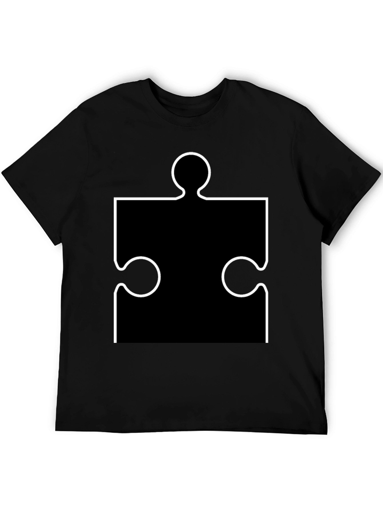 Puzzle Piece Graphic T-Shirt - Autism Awareness