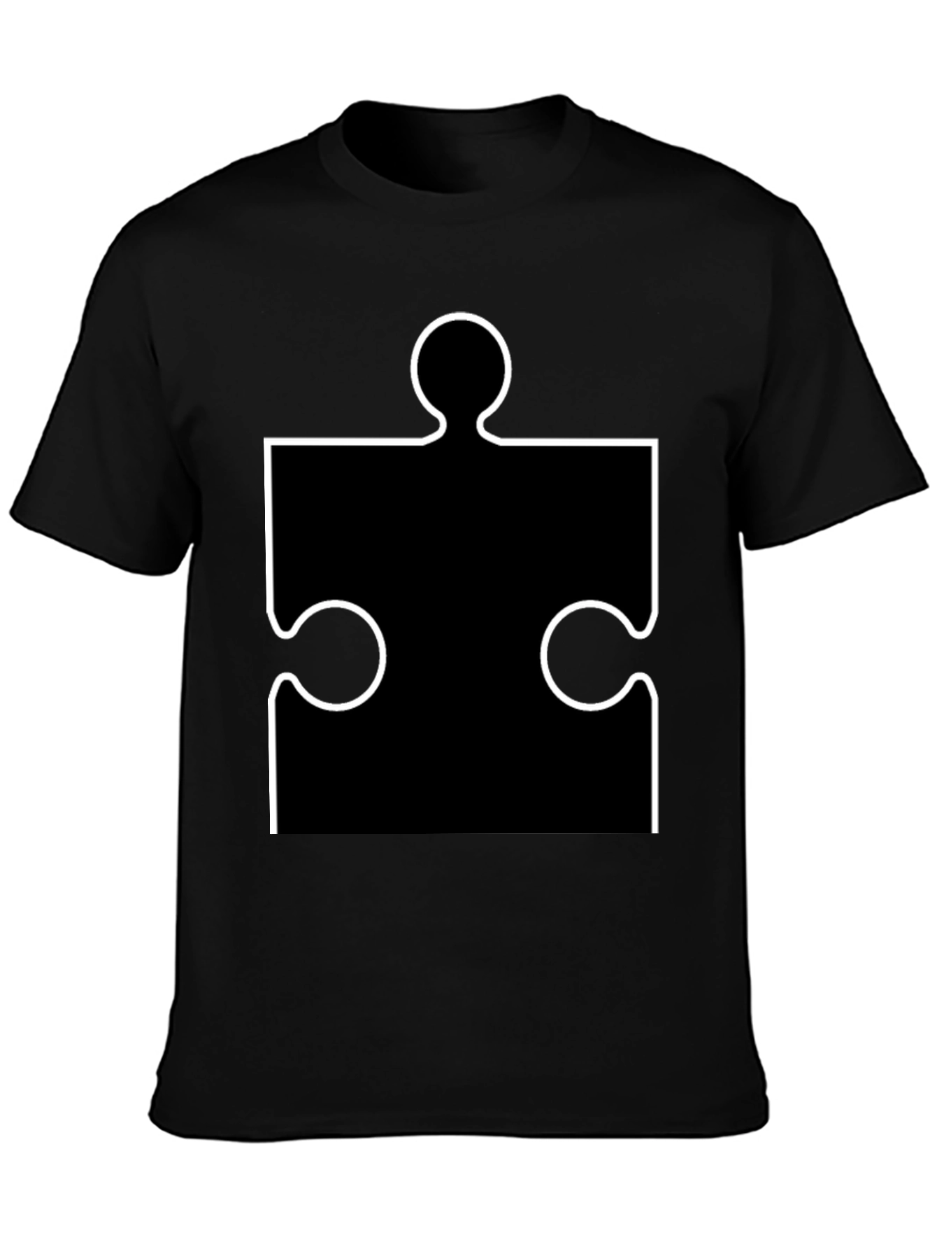 Puzzle Piece Graphic T-Shirt - Autism Awareness