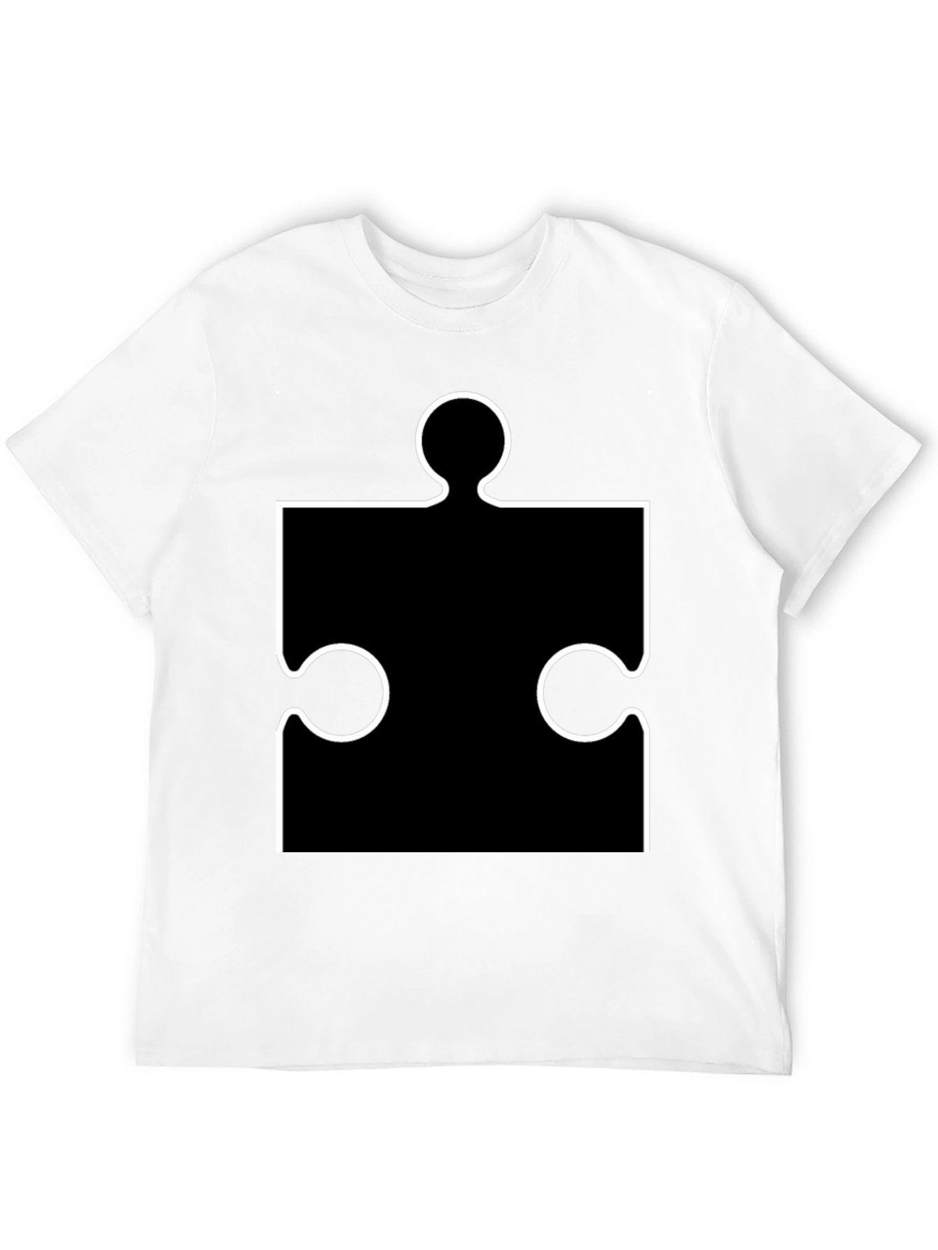 Puzzle Piece Graphic T-Shirt - Autism Awareness