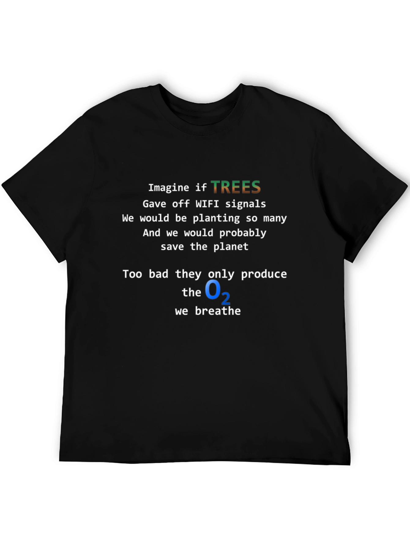 Funny Tree Wifi Signal T-Shirt - Save the Planet