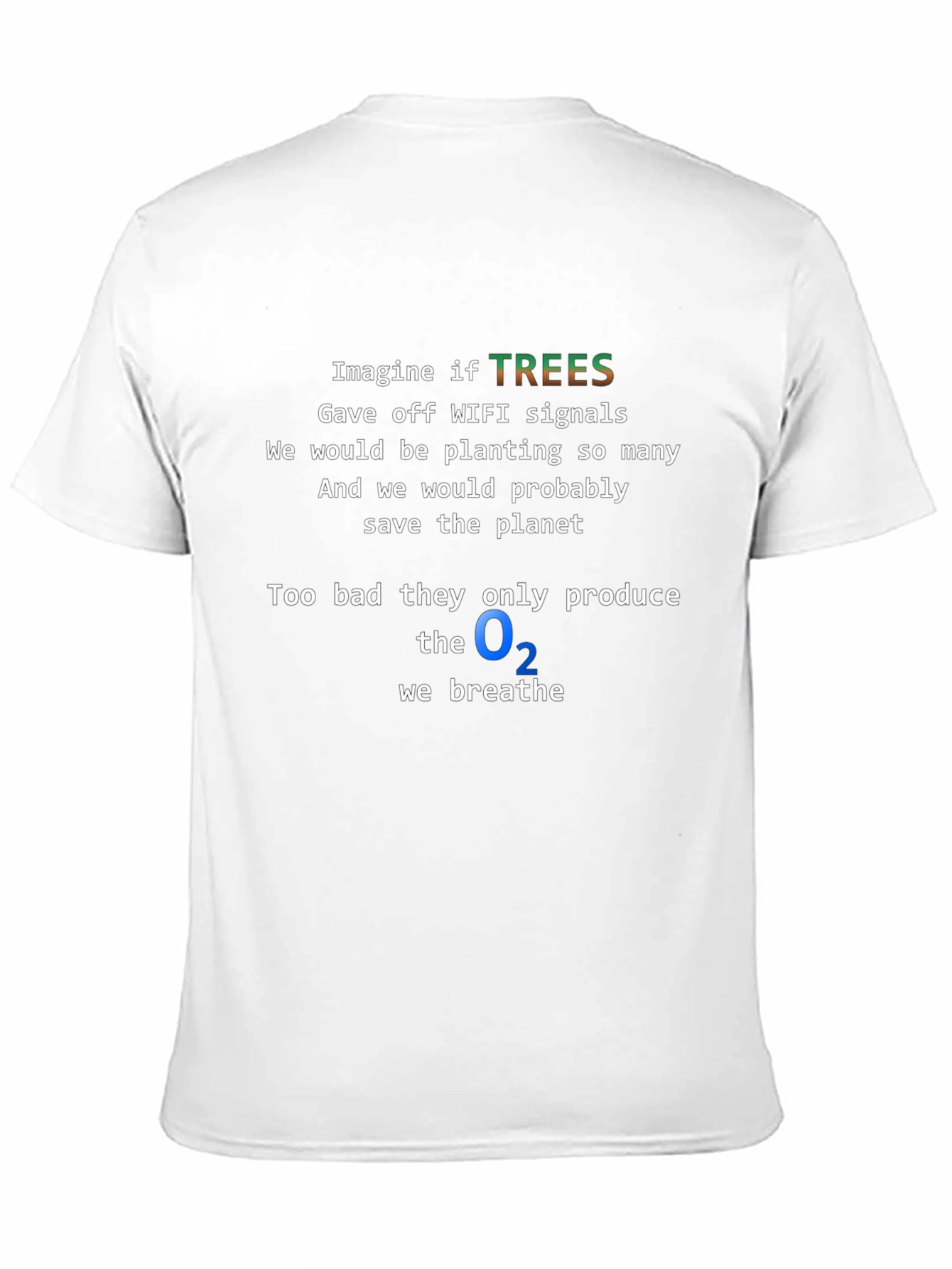 Funny Tree Wifi Signal T-Shirt - Save the Planet