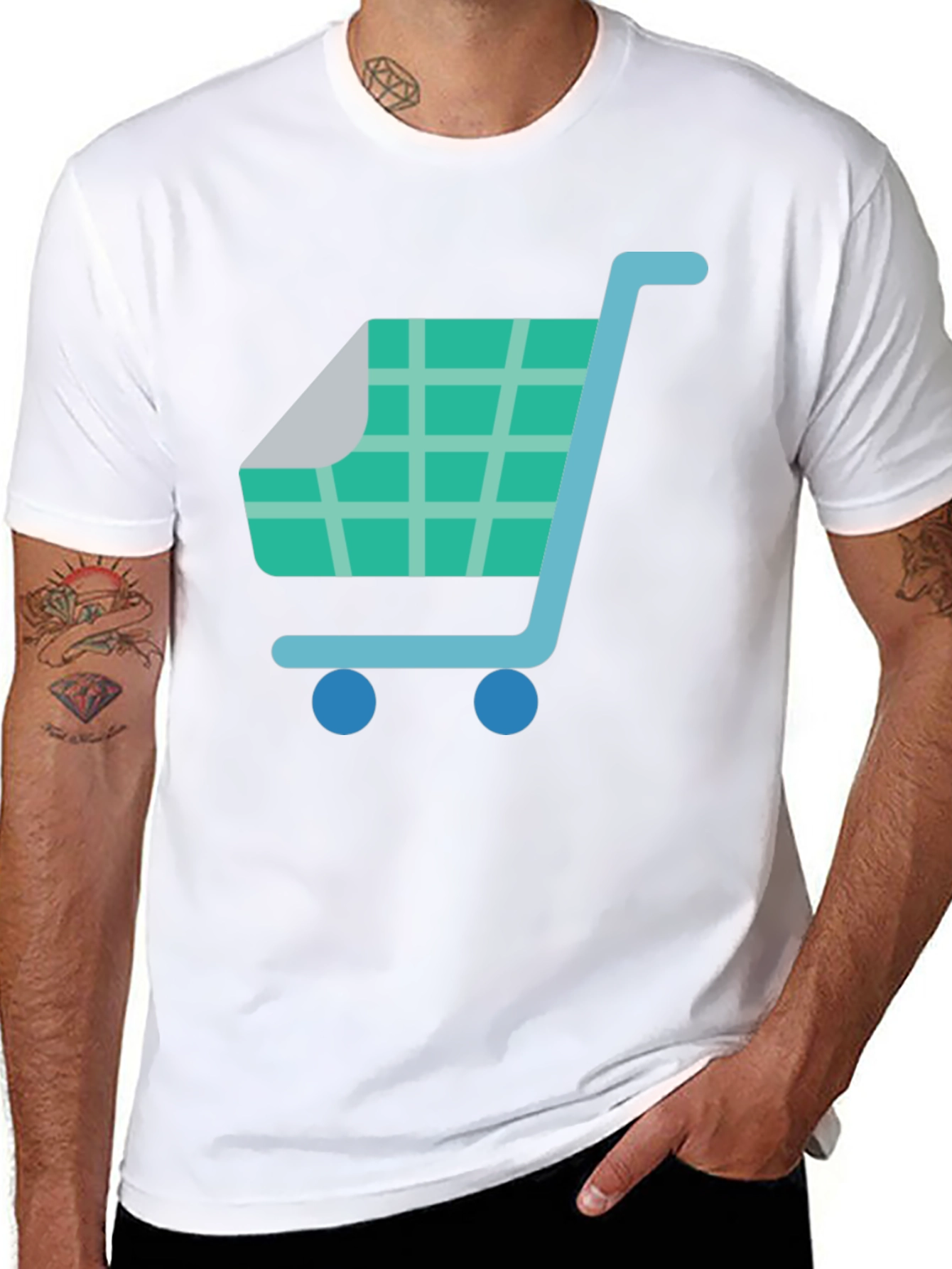 Shopping Cart Graphic Tee
