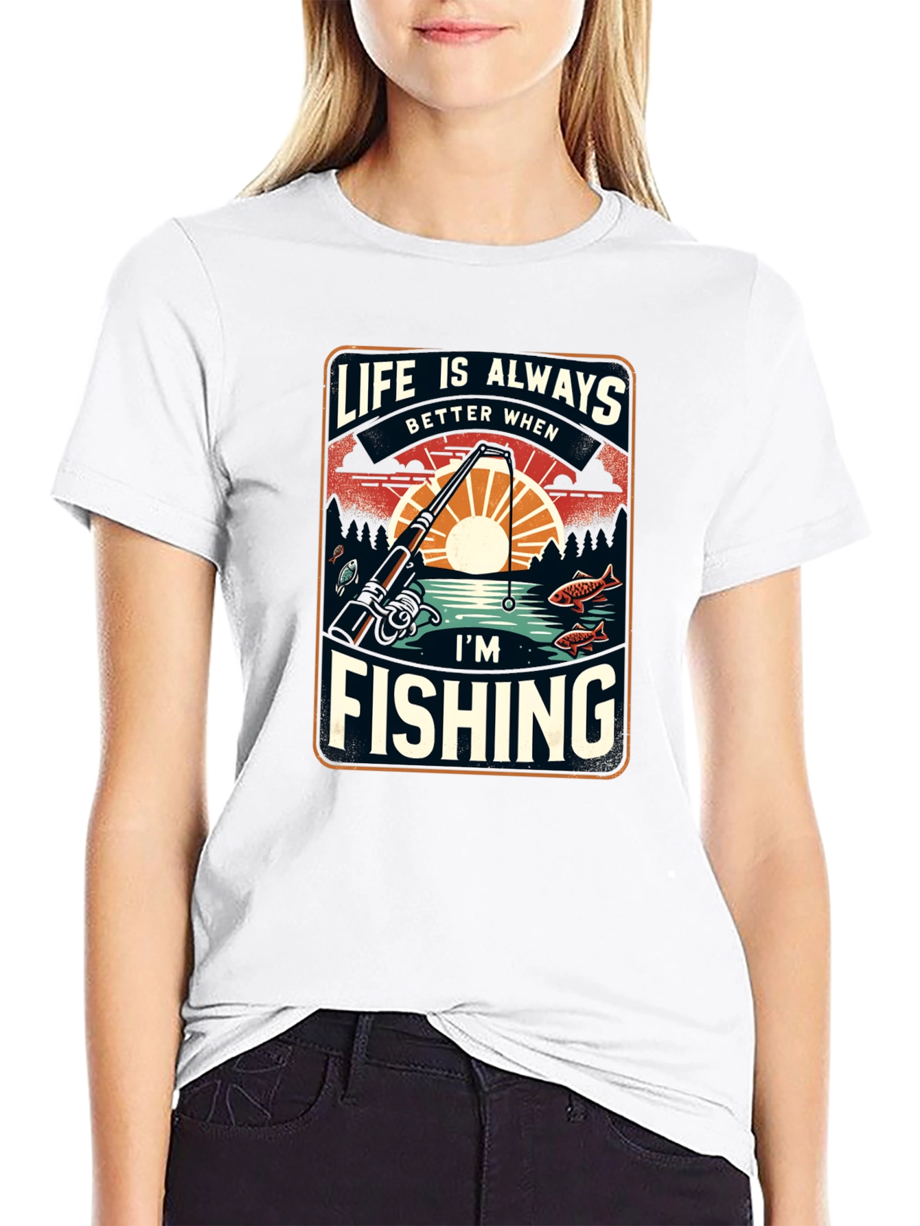 Fishing T-Shirt: Life is Always Better When Im Fishing