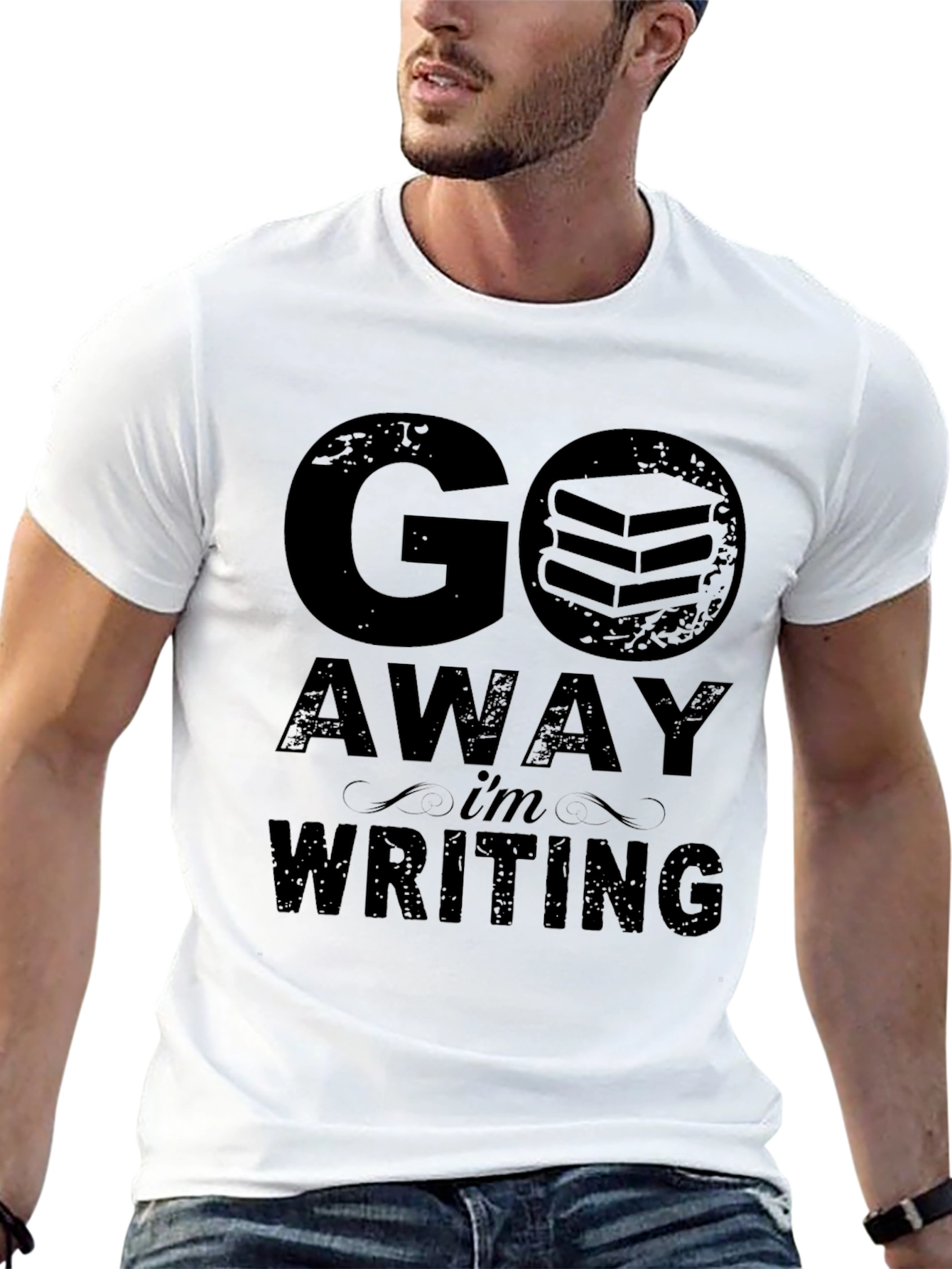Go Away Im Writing T-Shirt