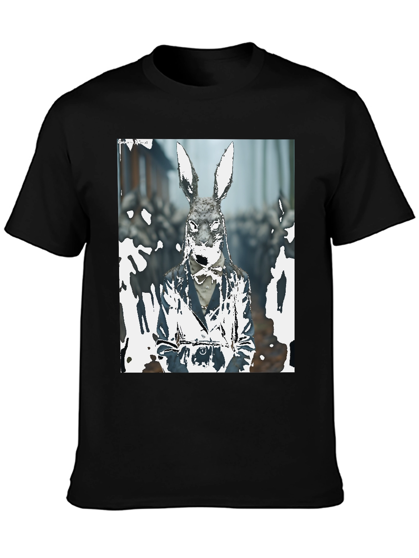 Rabbit Gentleman Graphic T-Shirt