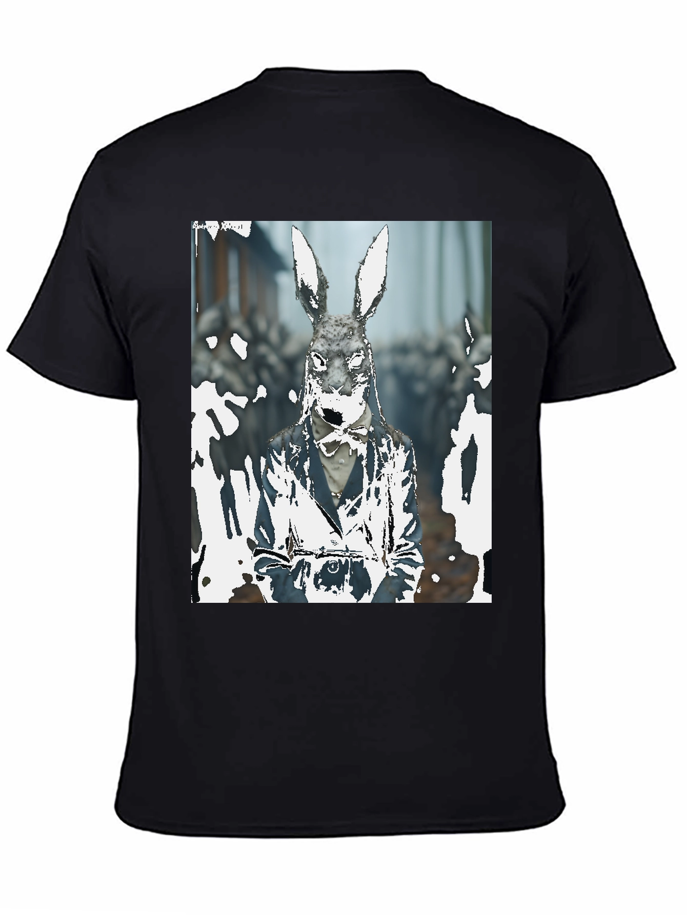 Rabbit Gentleman Graphic T-Shirt