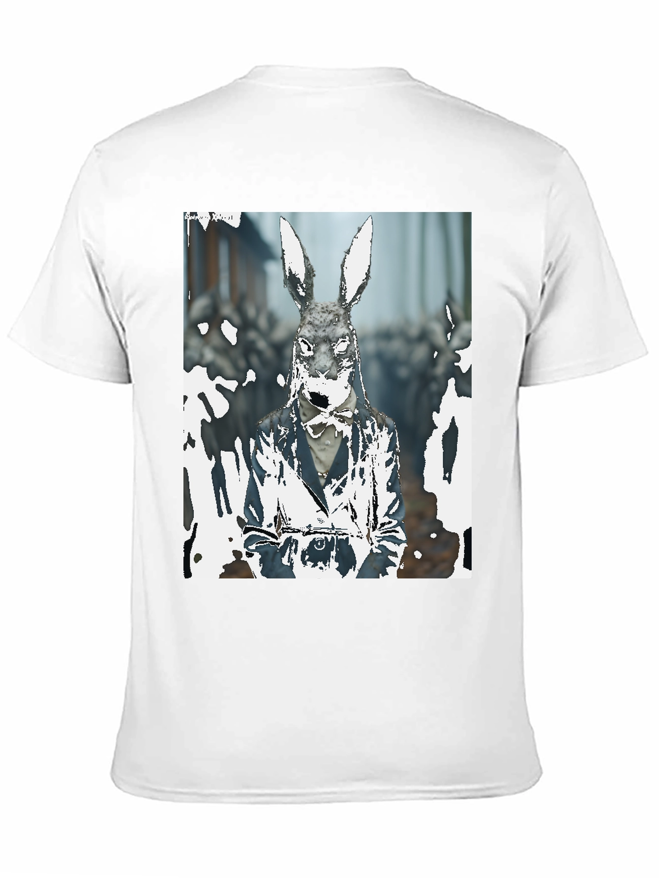 Rabbit Gentleman Graphic T-Shirt