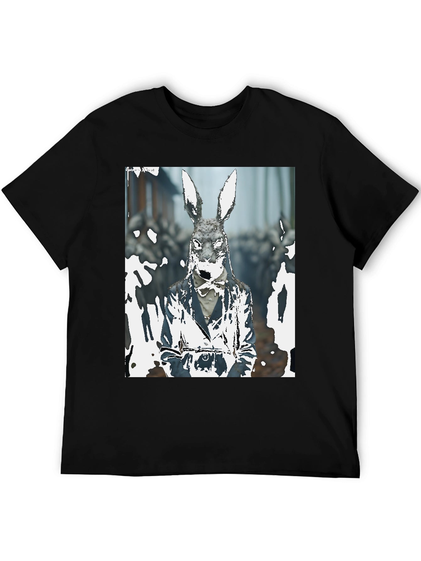 Rabbit Gentleman Graphic T-Shirt