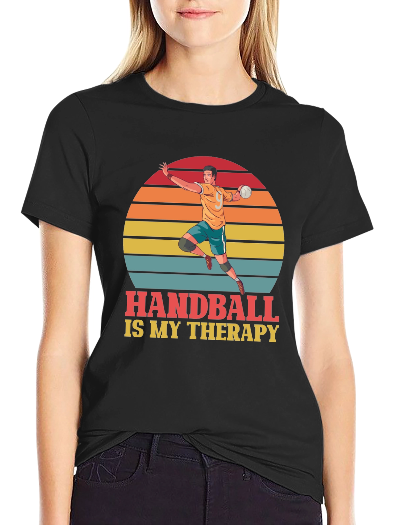 Handball is My Therapy Graphic Tee