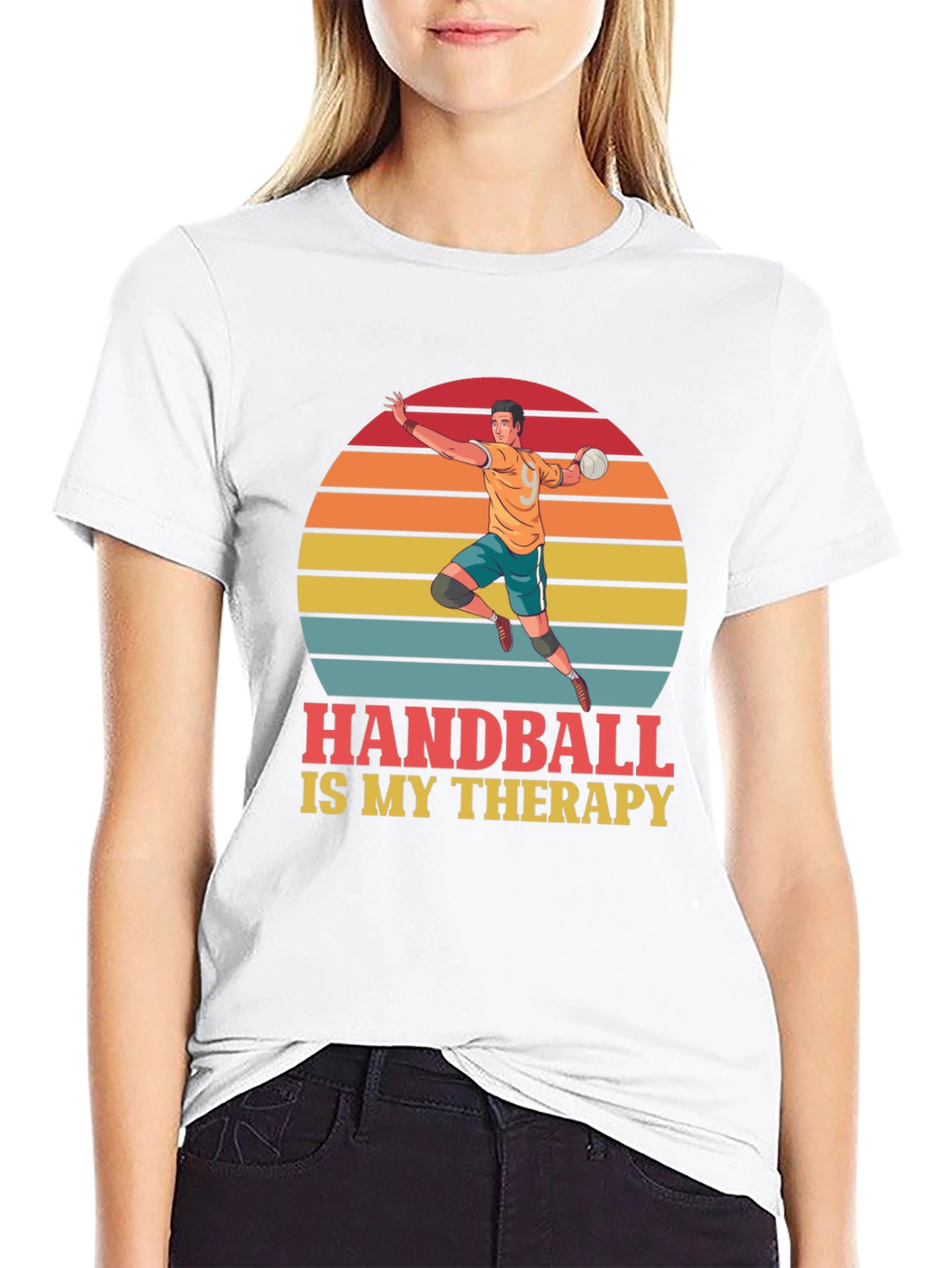 Handball is My Therapy Graphic Tee
