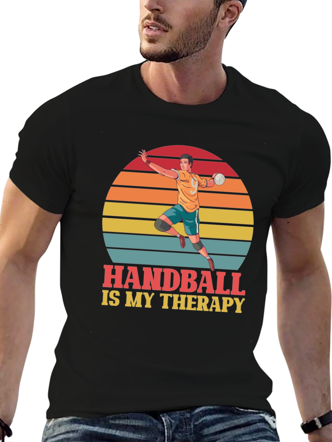Handball is My Therapy Graphic Tee