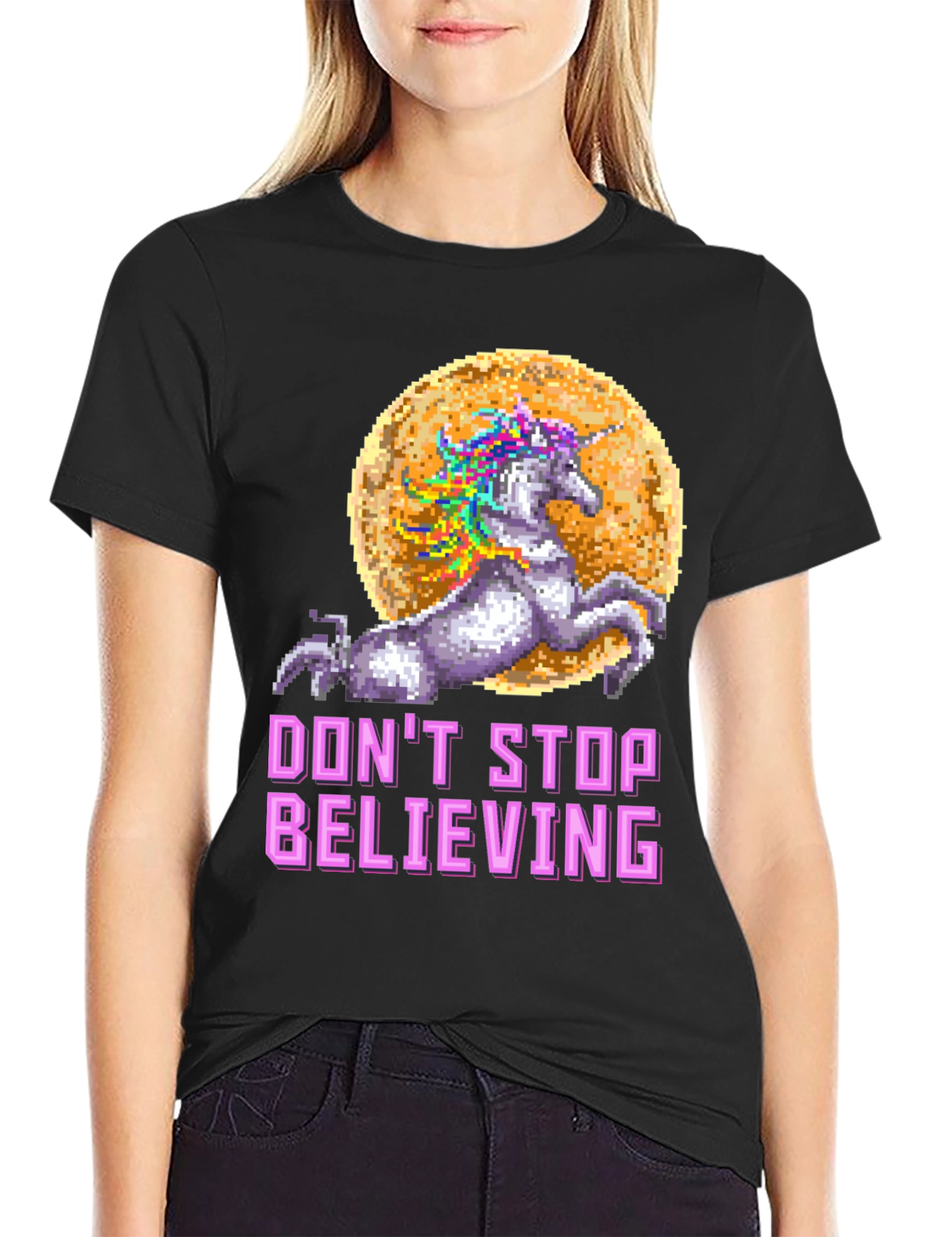 Dont Stop Believing Unicorn T-Shirt