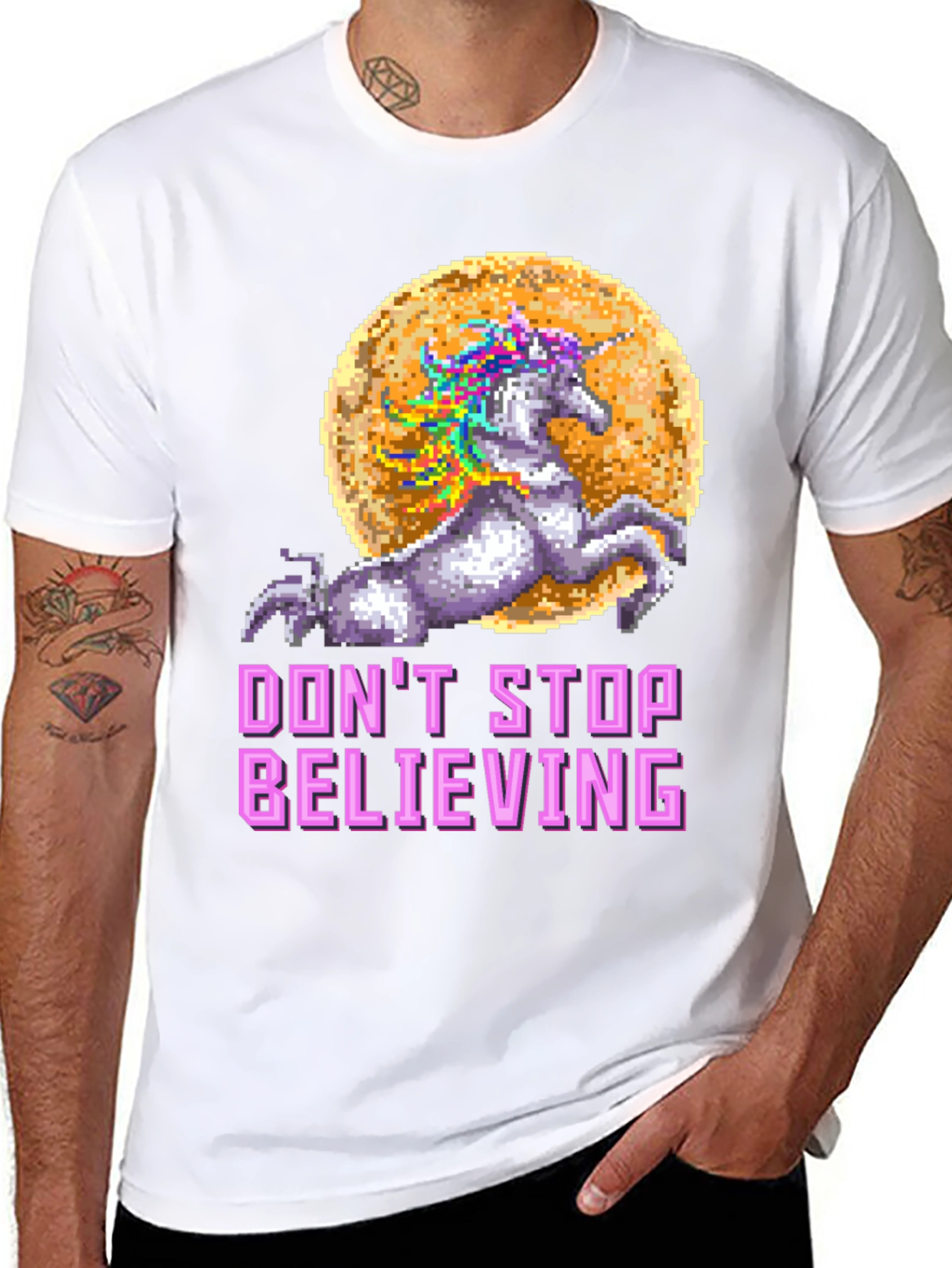 Dont Stop Believing Unicorn T-Shirt