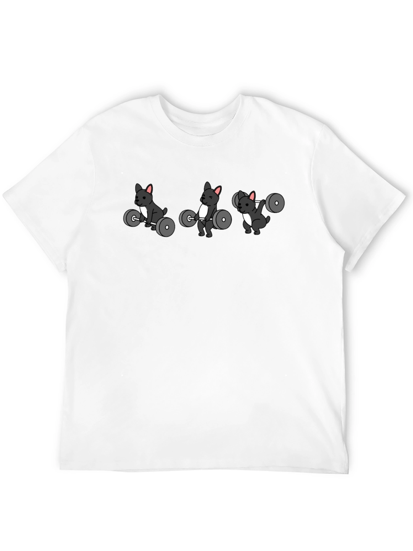 Weightlifting Dog Graphic Tee
