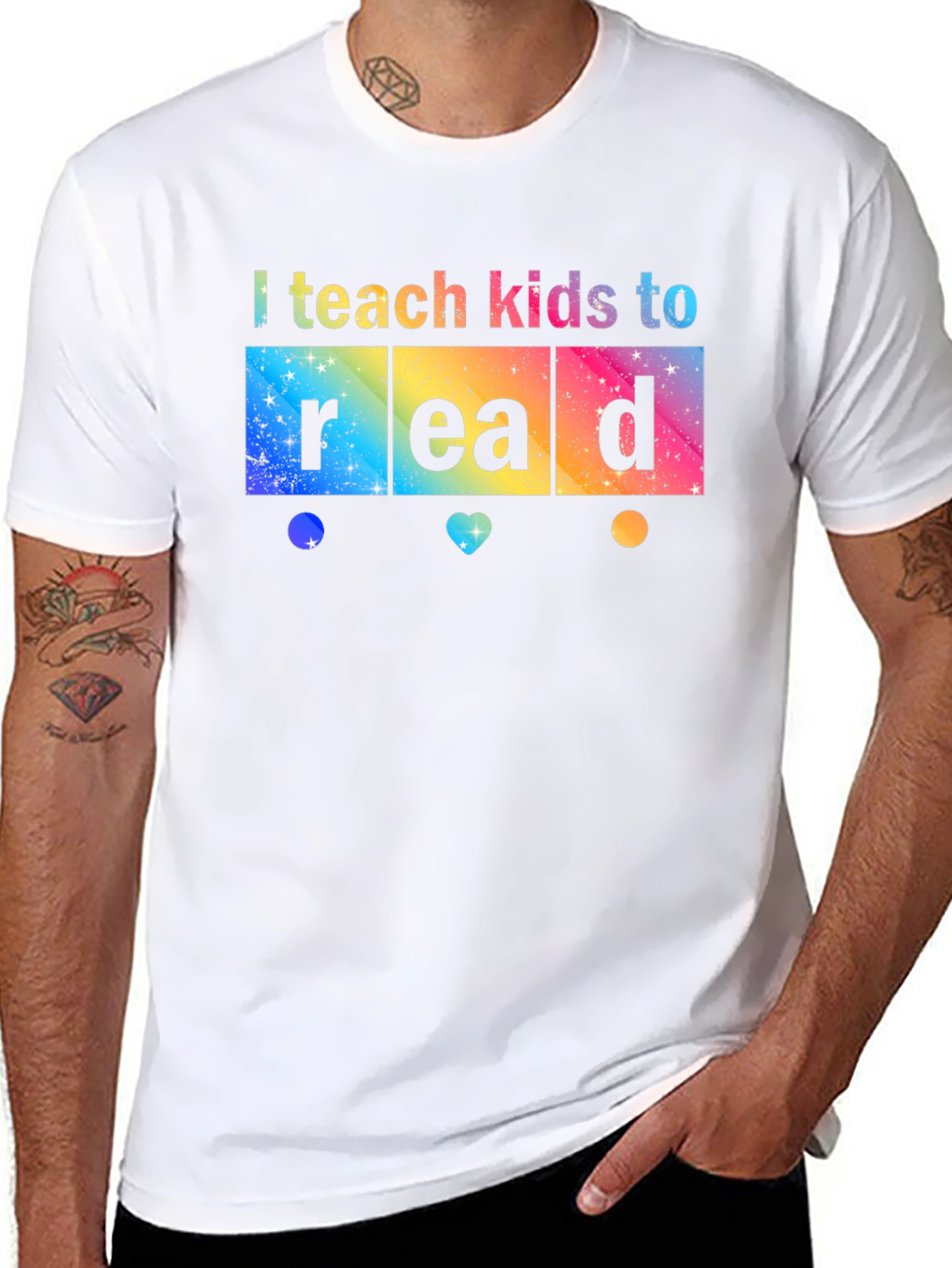 I Teach Kids To Read Rainbow T-Shirt