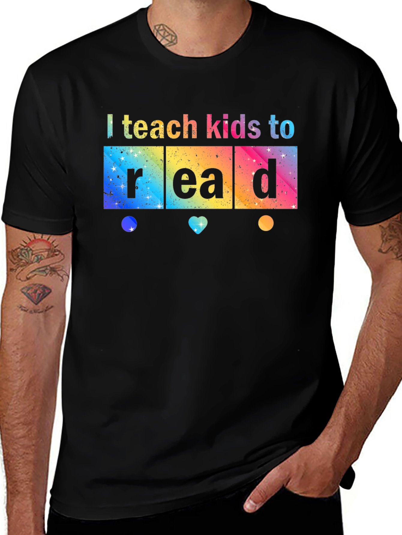 I Teach Kids To Read Rainbow T-Shirt