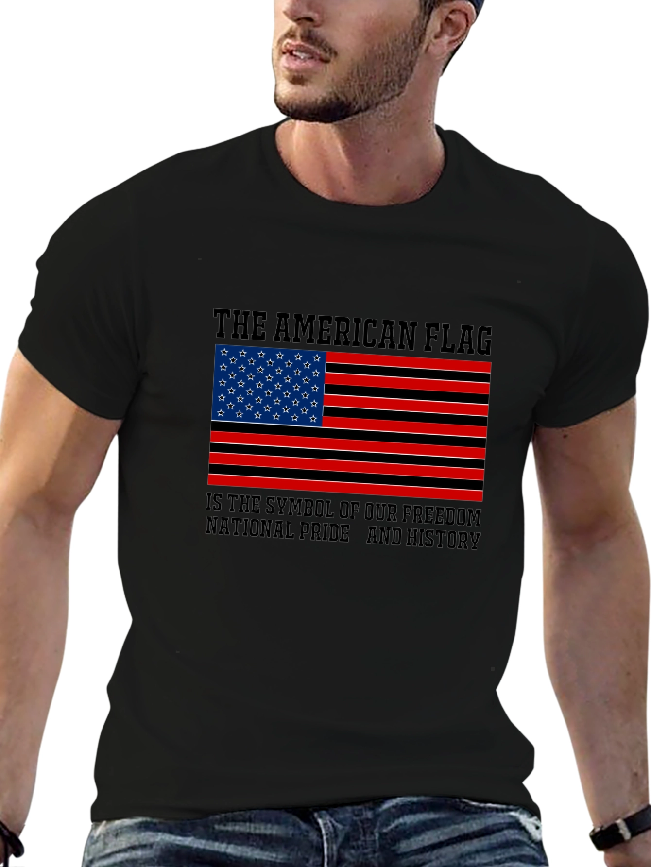 American Flag T-Shirt - Freedom & Pride