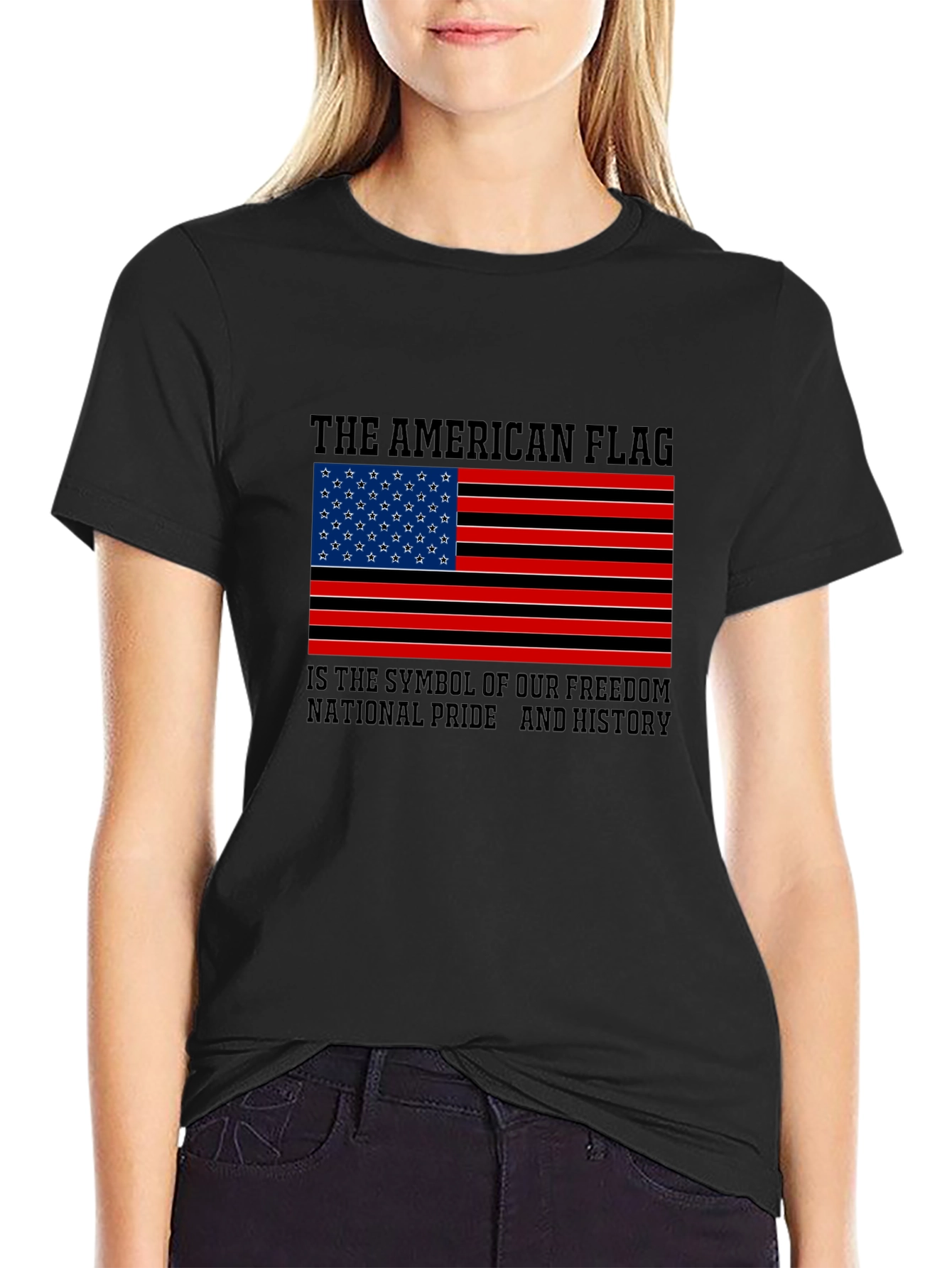 American Flag T-Shirt - Freedom & Pride