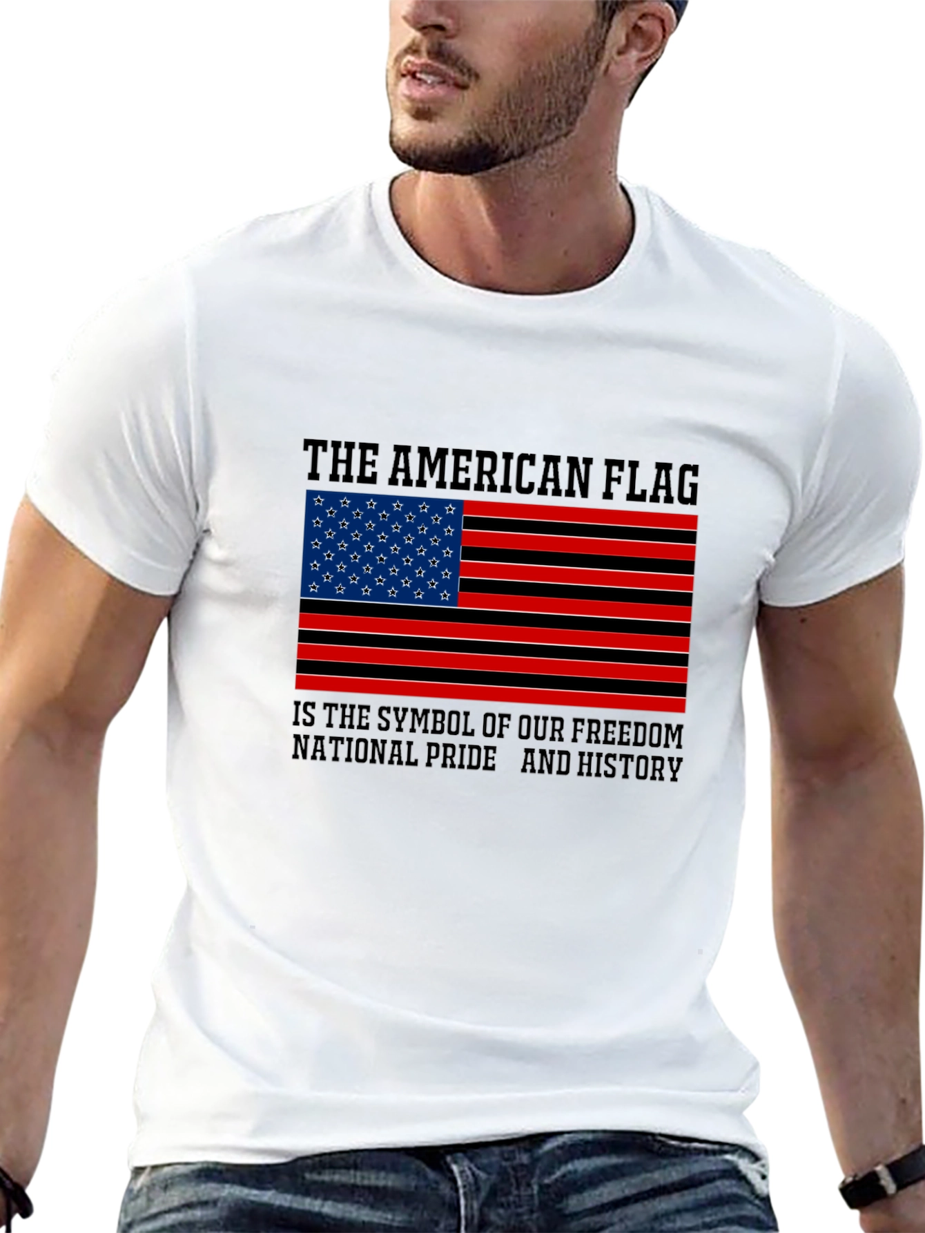 American Flag T-Shirt - Freedom & Pride
