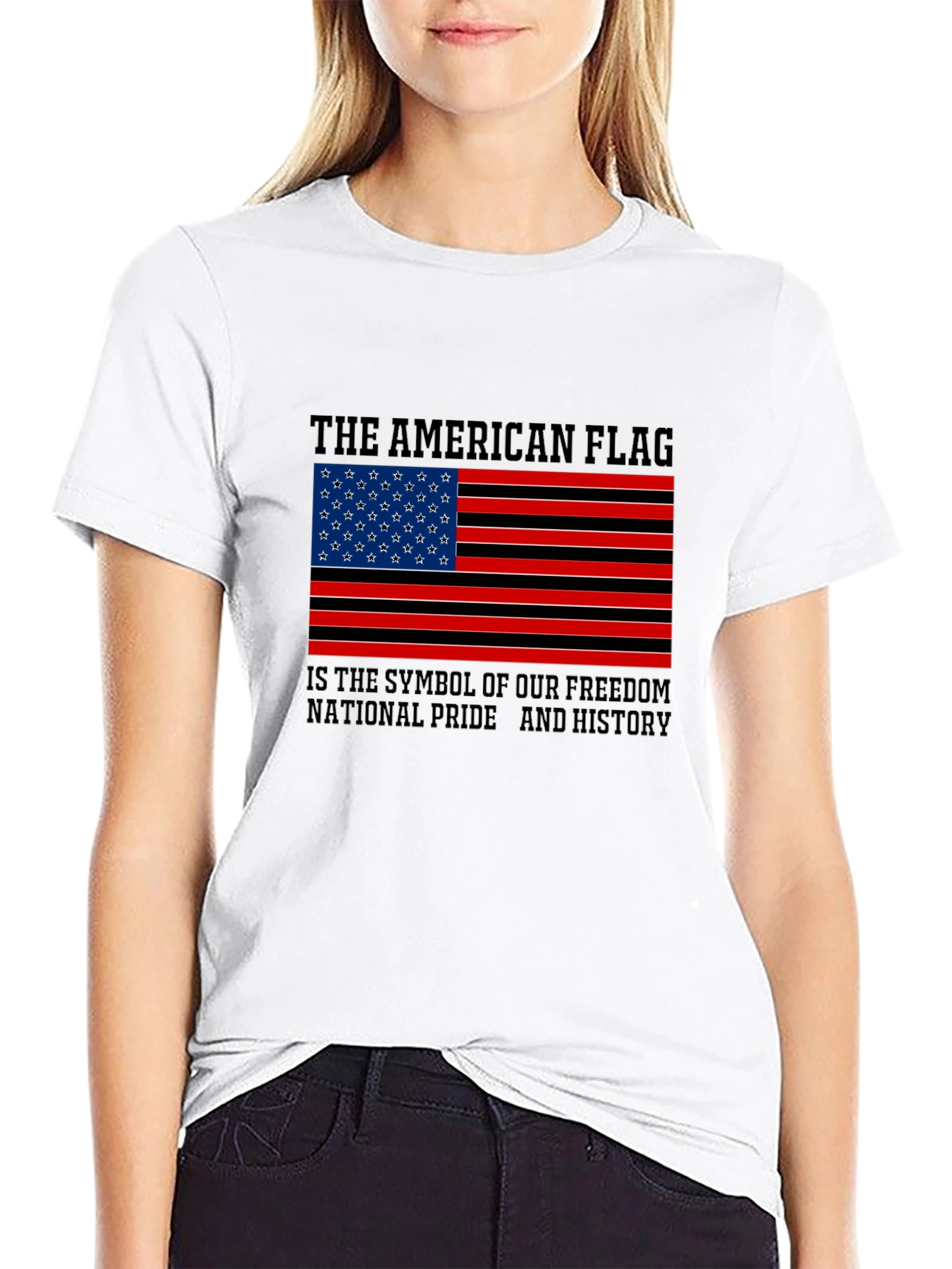 American Flag T-Shirt - Freedom & Pride