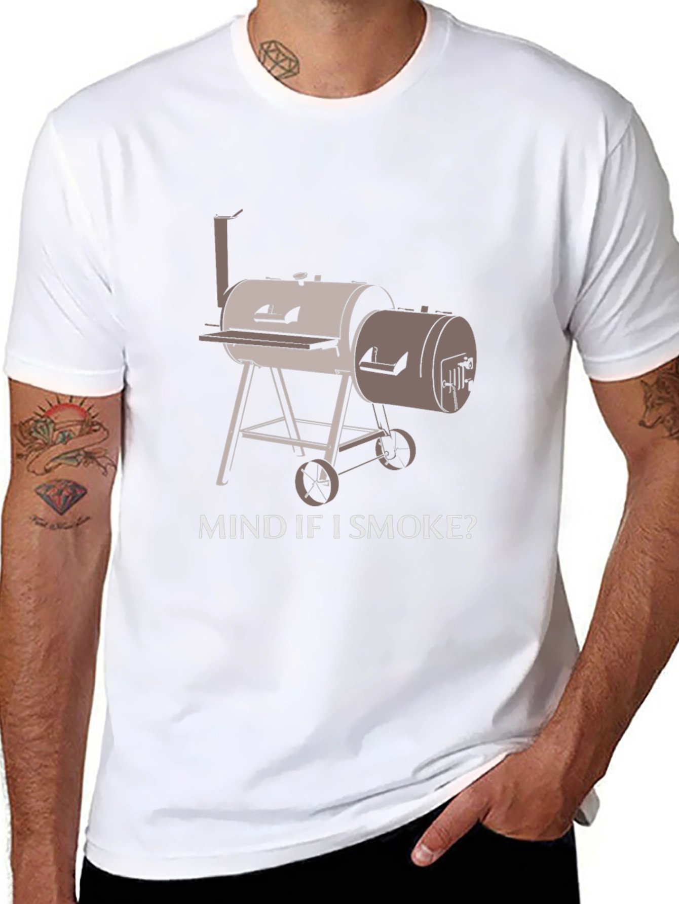 Mind If I Smoke BBQ Grill T-Shirt