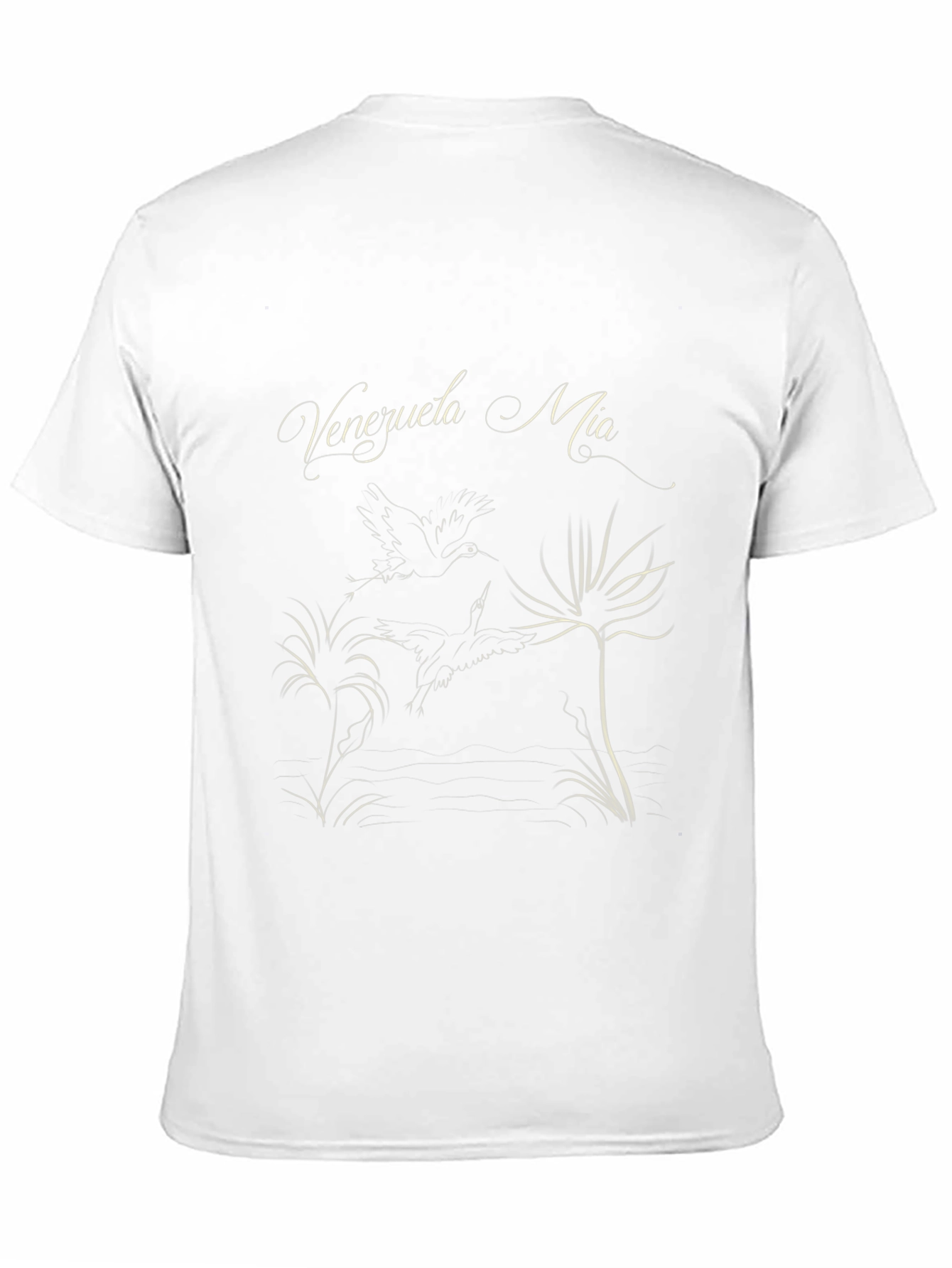 Venezuela Mia Graphic Tee - Black Cotton T-Shirt
