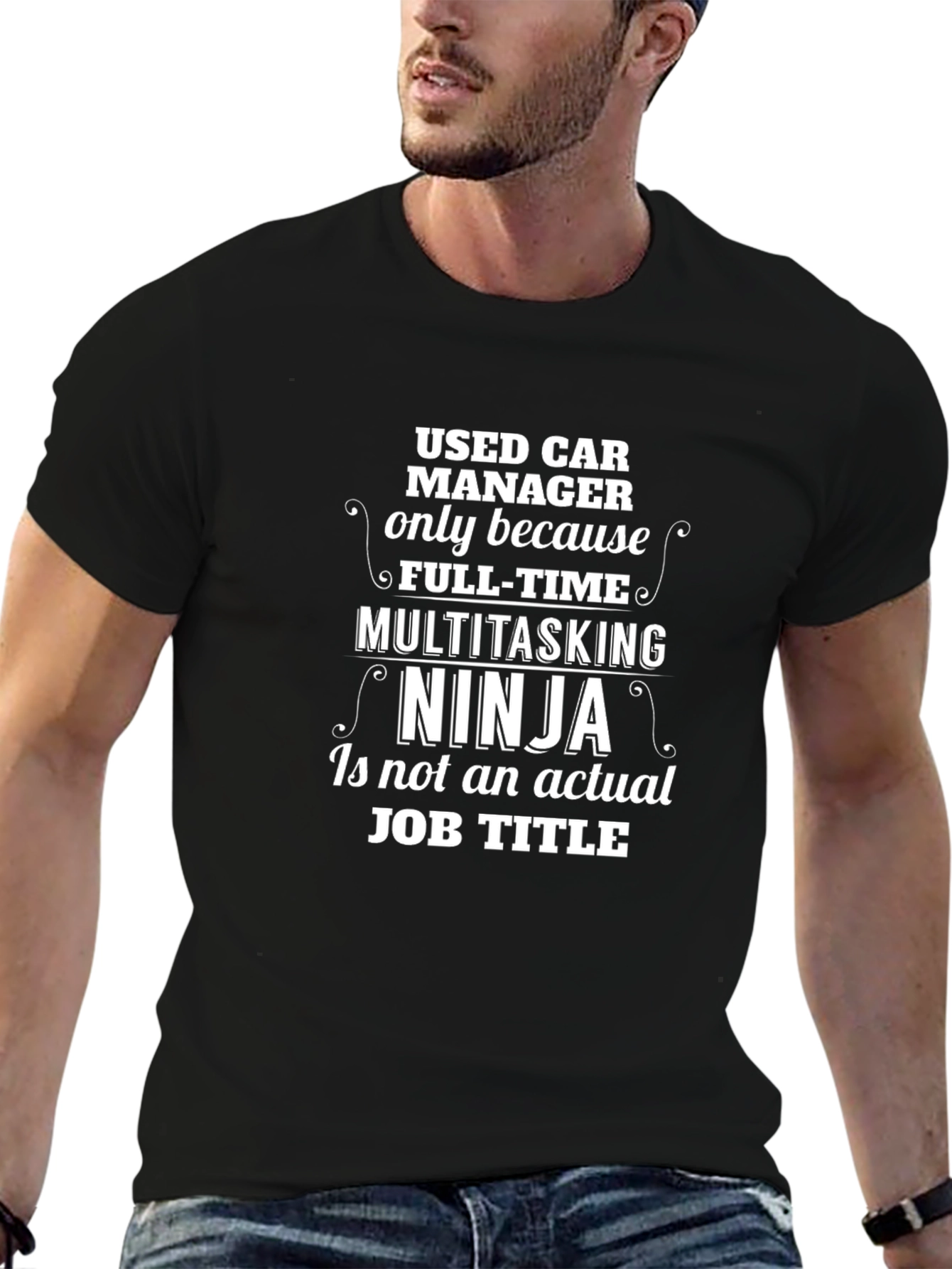 Used Car Manager T-Shirt Multitasking Ninja
