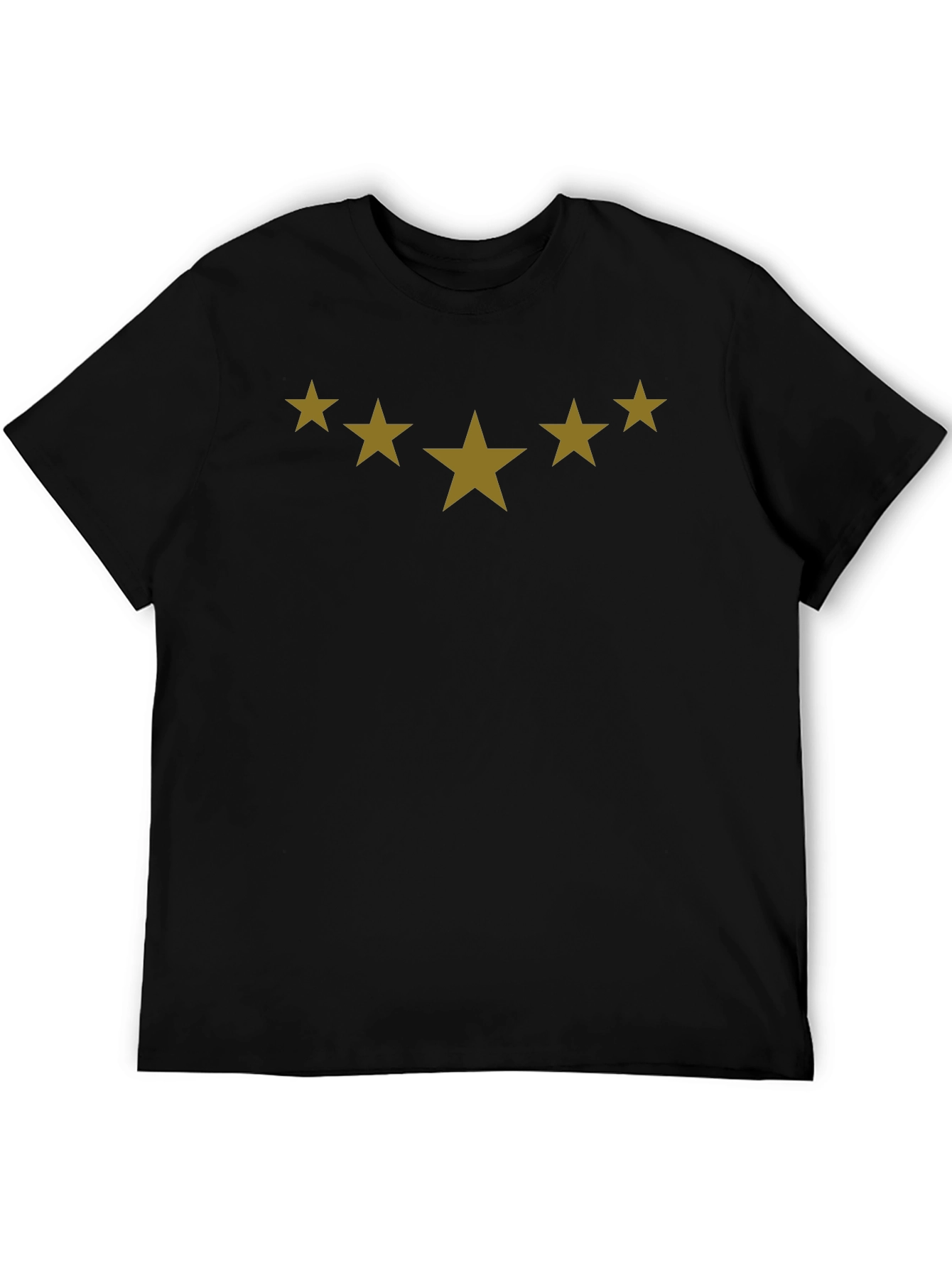 Starry Night Mens Black T-Shirt
