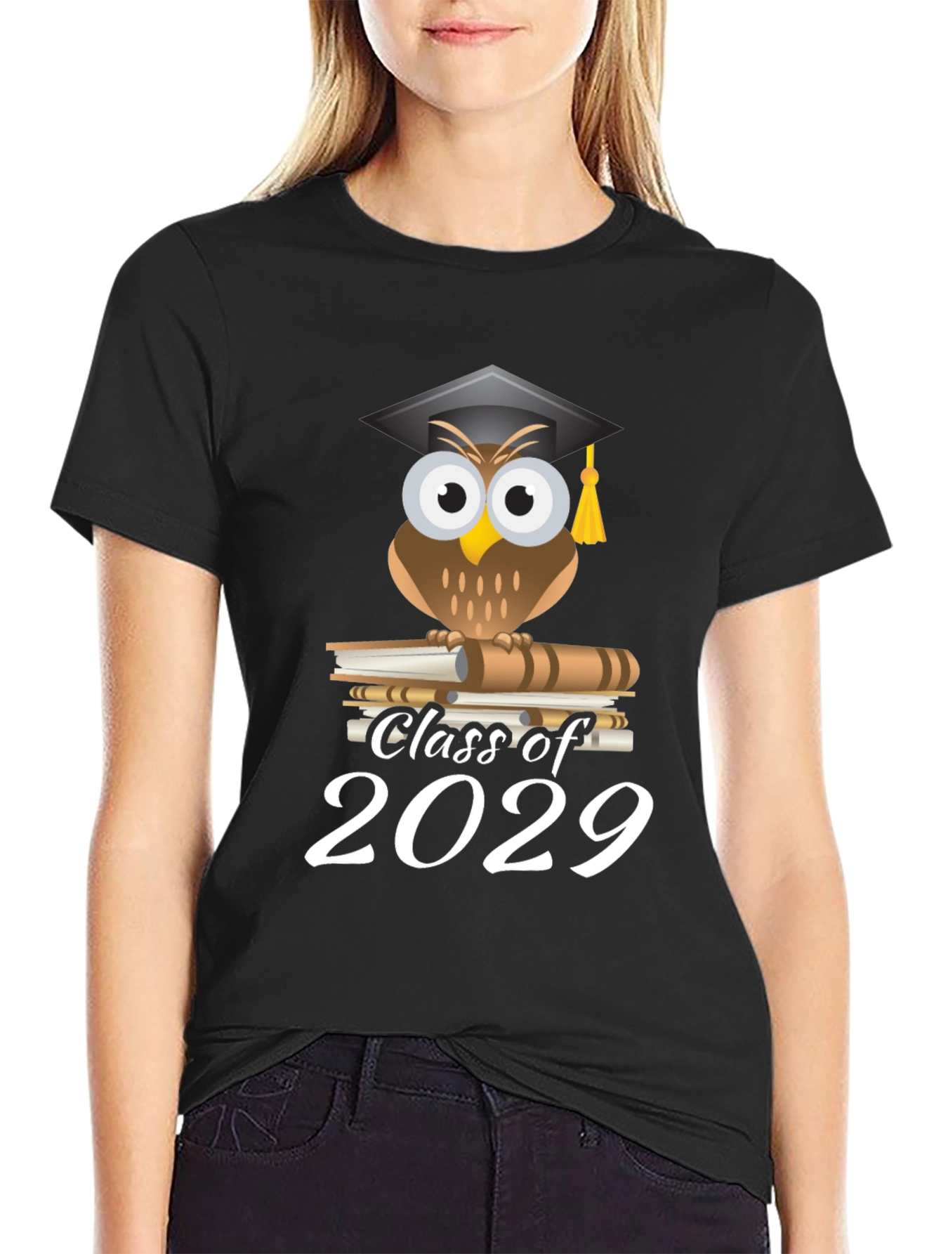 Class of 2029 Owl Graduation T-Shirt