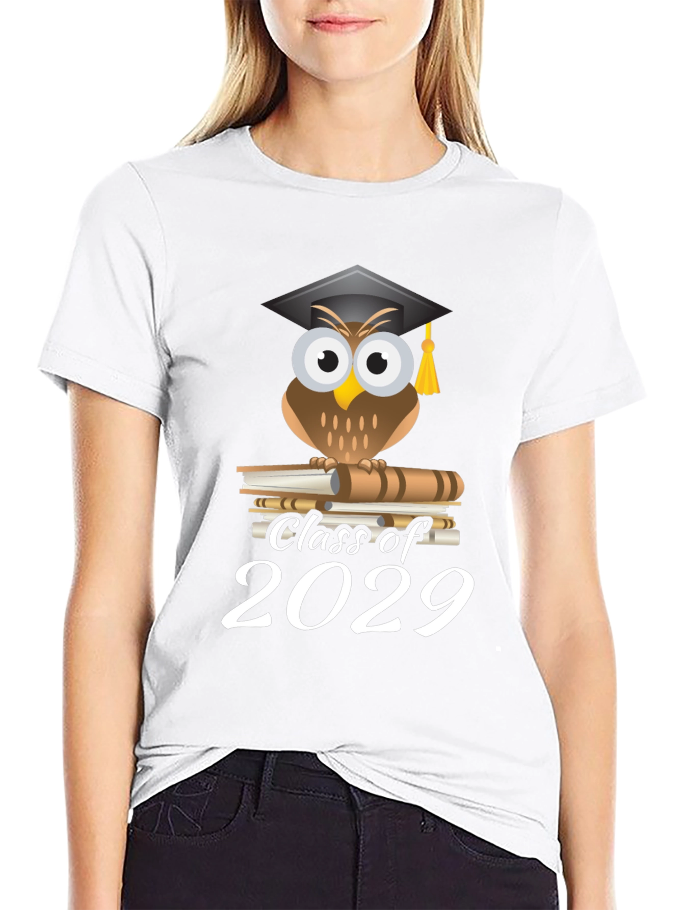 Class of 2029 Owl Graduation T-Shirt