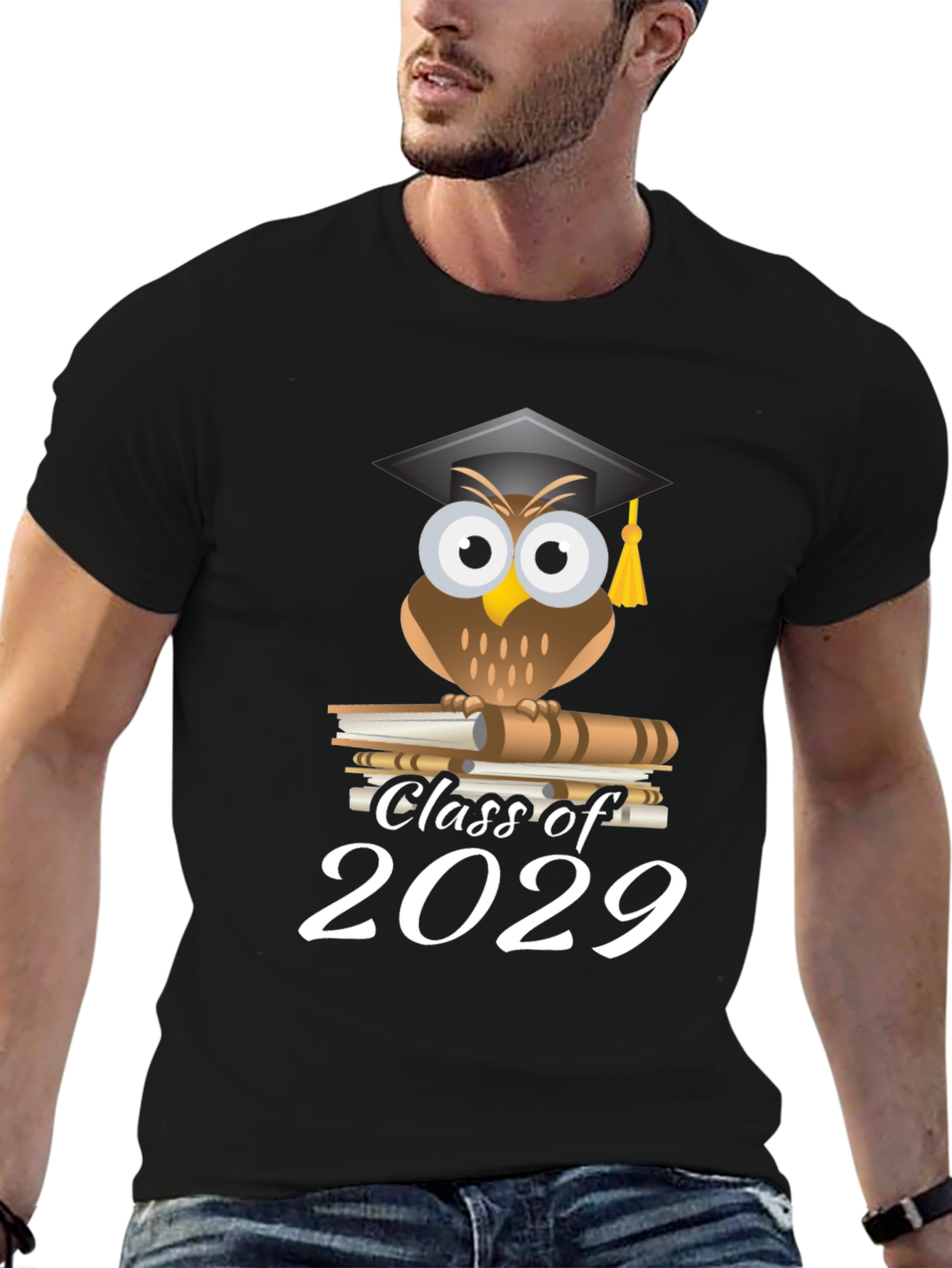 Class of 2029 Owl Graduation T-Shirt