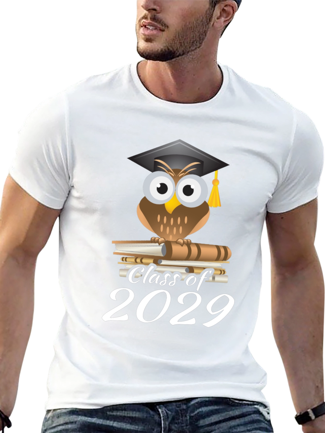 Class of 2029 Owl Graduation T-Shirt