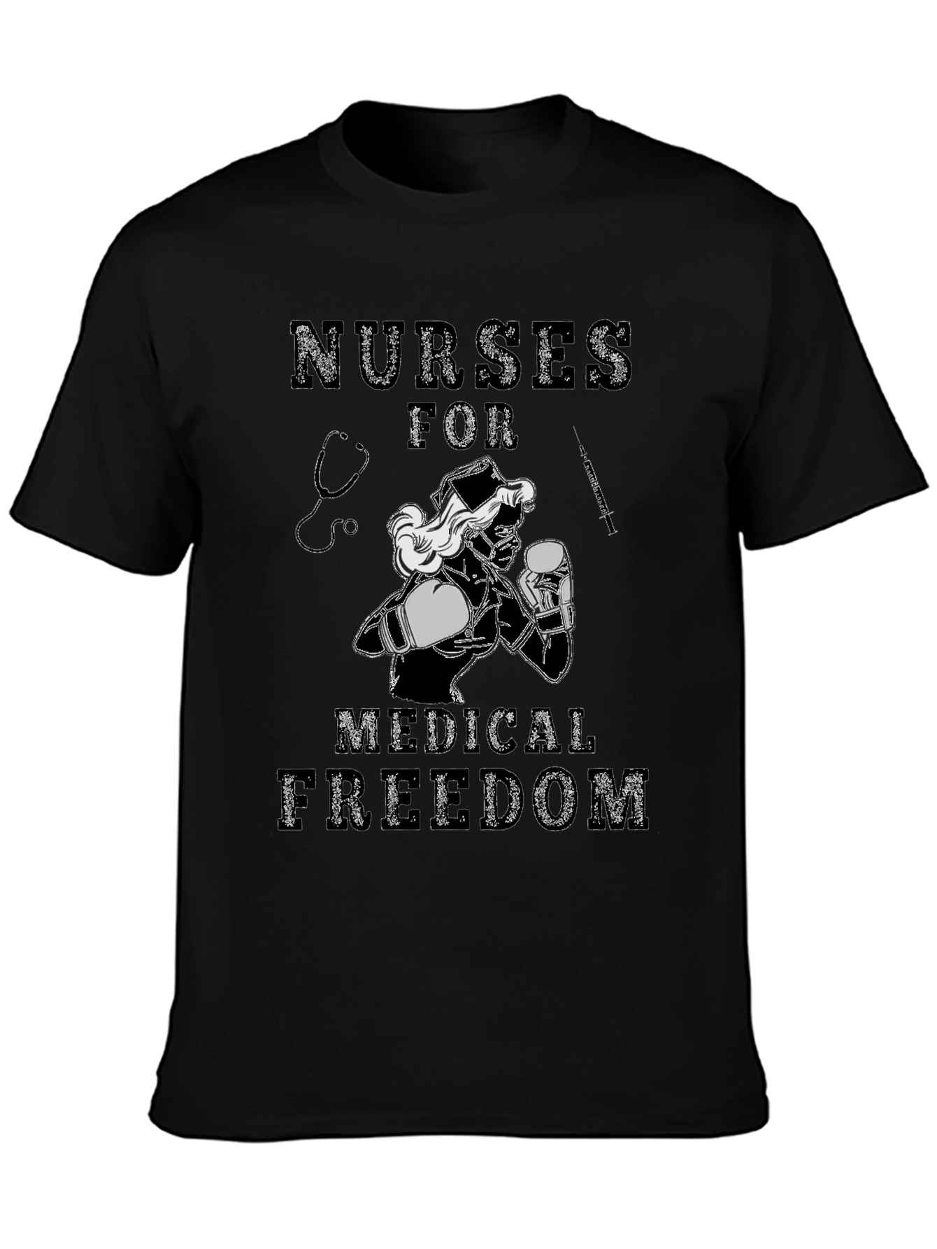 Nurses for Medical Freedom Graphic T-Shirt