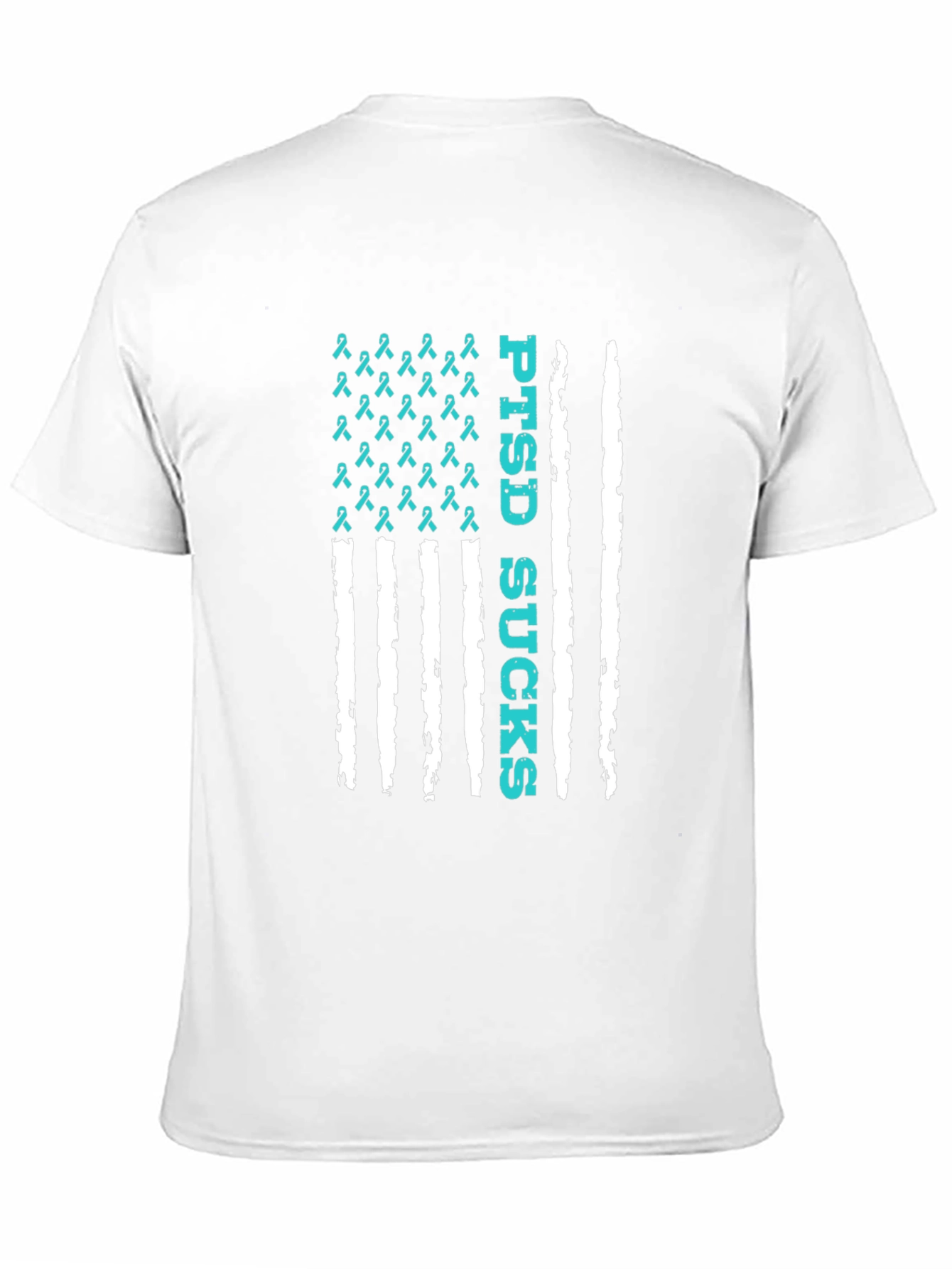 PTSD Sucks American Flag T-Shirt