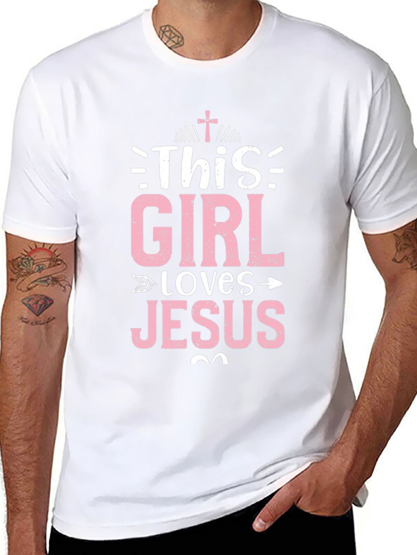 This Girl Loves Jesus T-Shirt - Christian Apparel