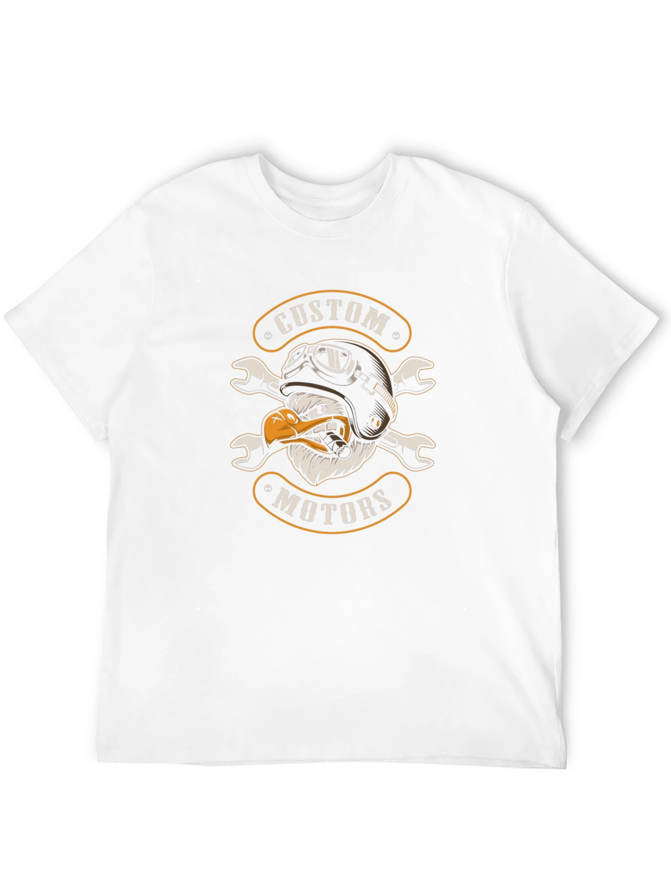 Custom Motors Eagle Biker T-Shirt