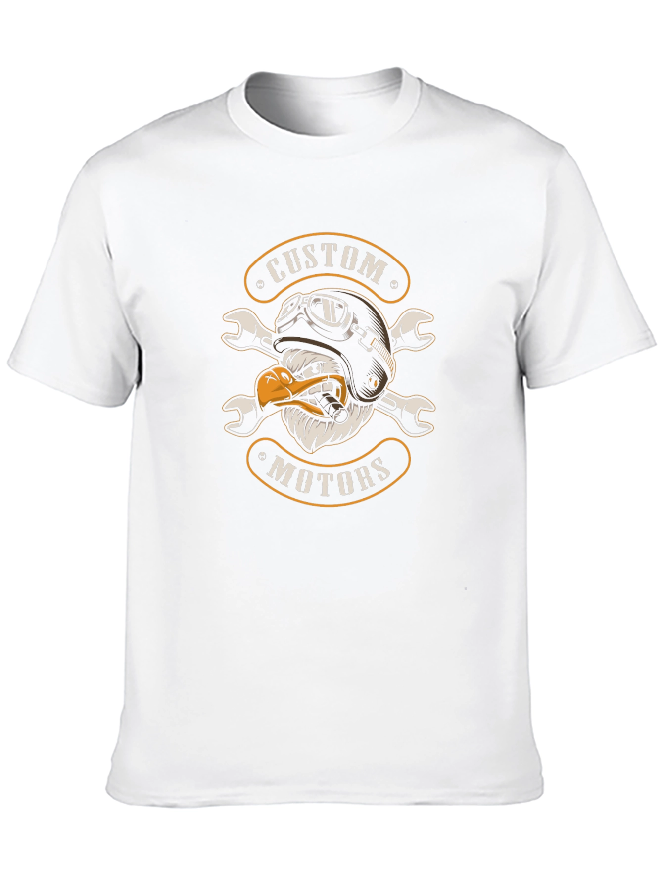 Custom Motors Eagle Biker T-Shirt