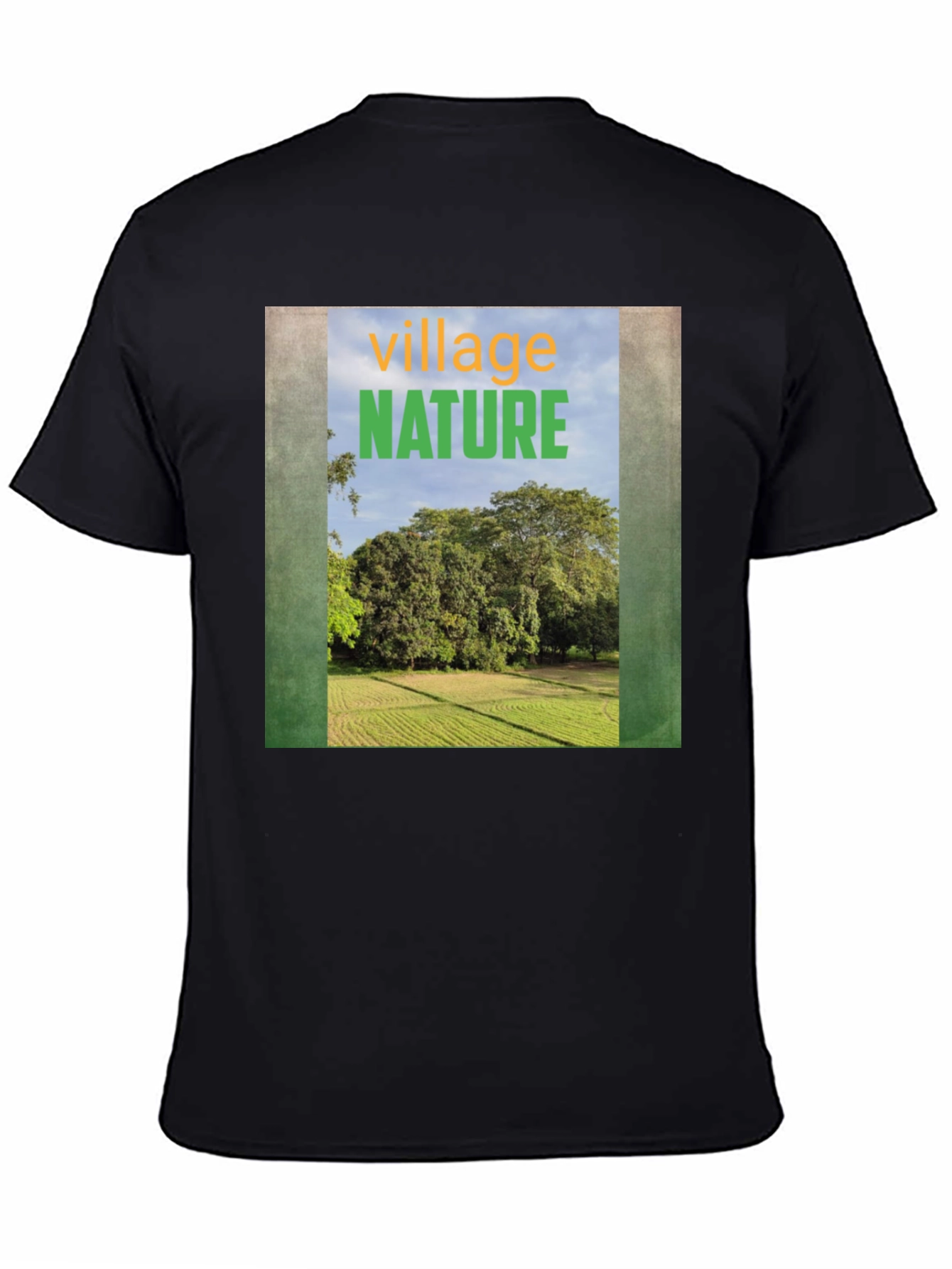 Nature Village Graphic Tee - Unisex Casual T-Shirt