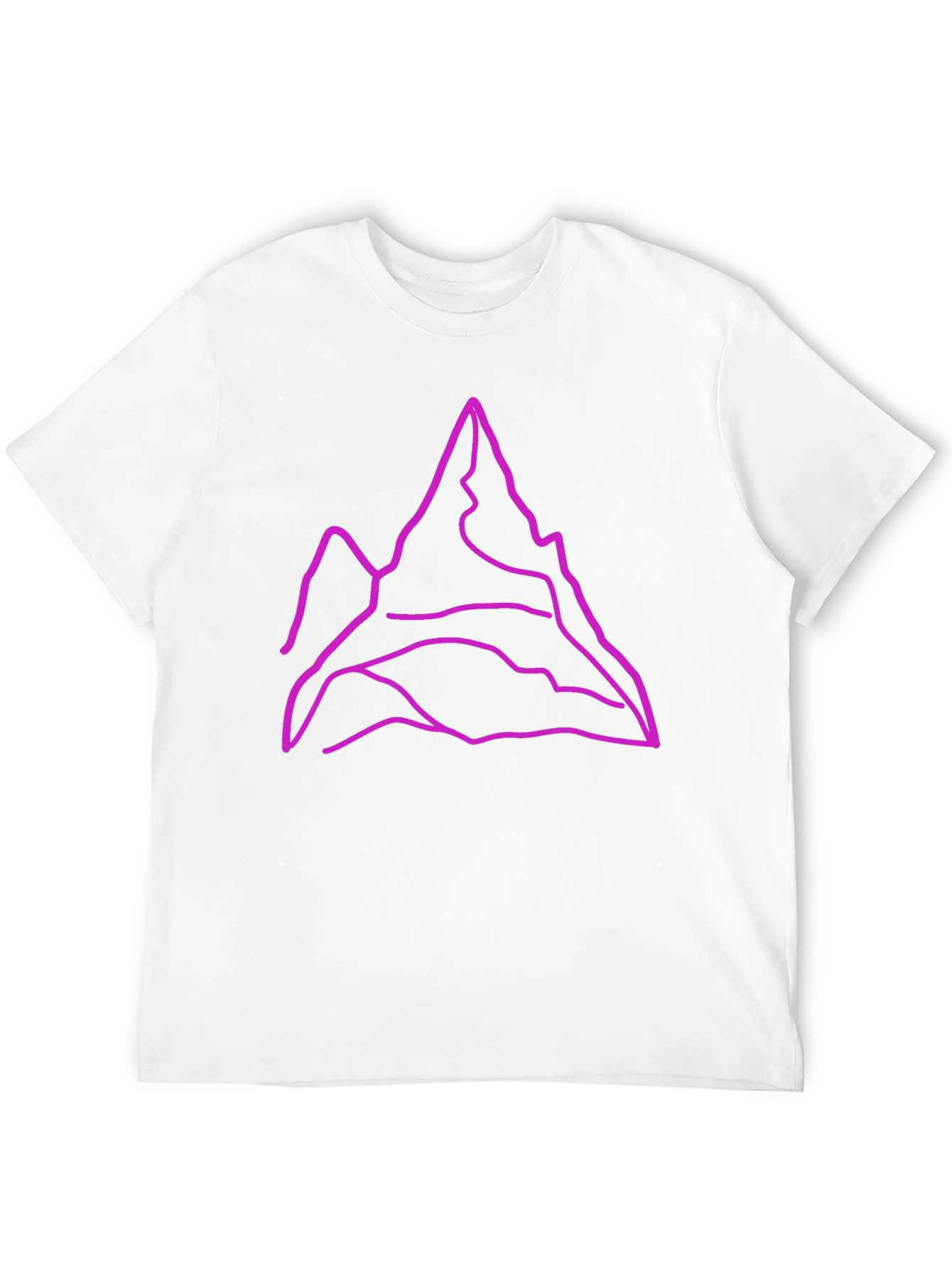 Mountain Outline Graphic Tee - Black