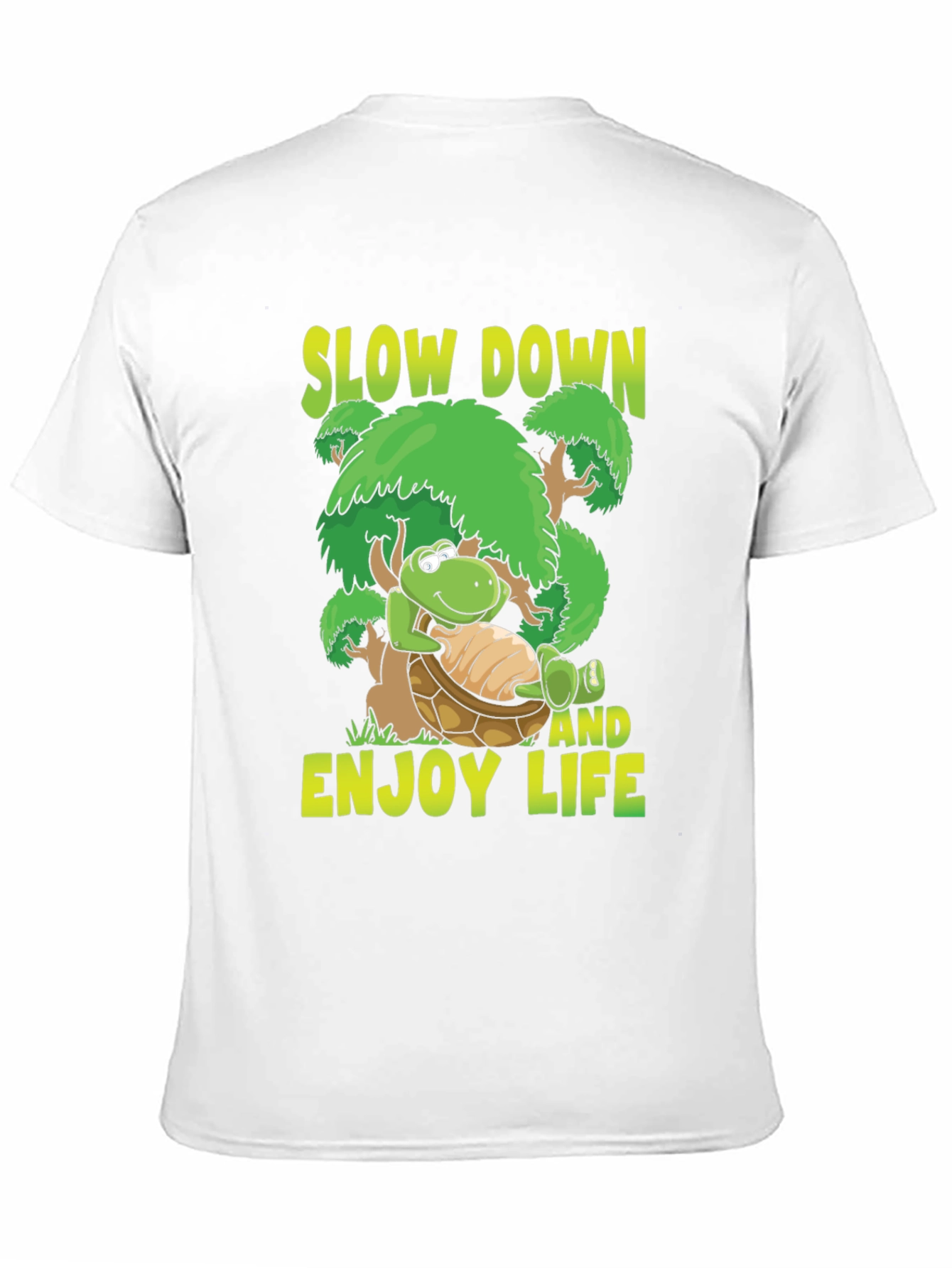 Slow Down & Enjoy Life Turtle Graphic Tee