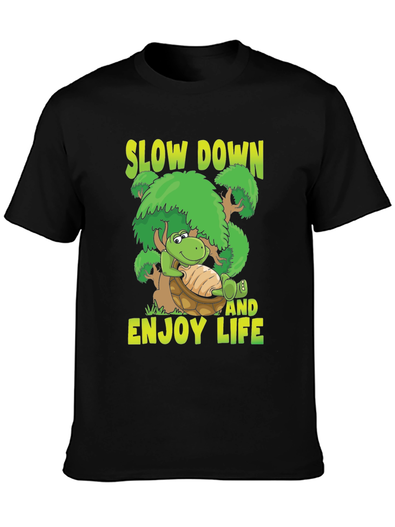 Slow Down & Enjoy Life Turtle Graphic Tee